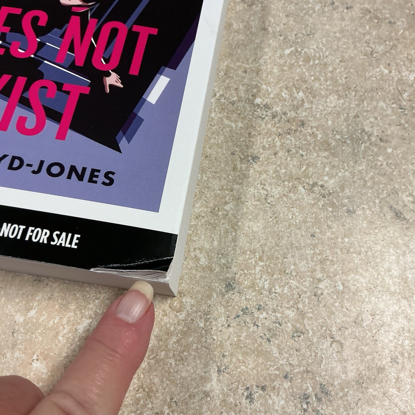 Augusta Pine Does Not Exist Emily Lloyd-Jones (ARC Book New 7/26) Uncorrected