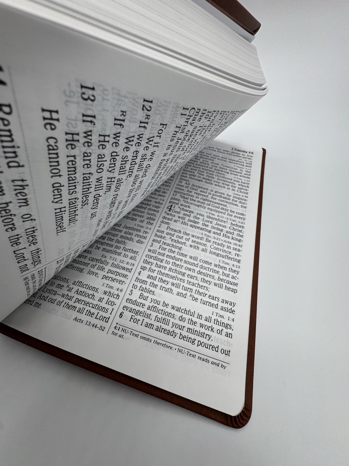 Super Giant Print Bible NKJV Imitation Leather Largest Print 16 point