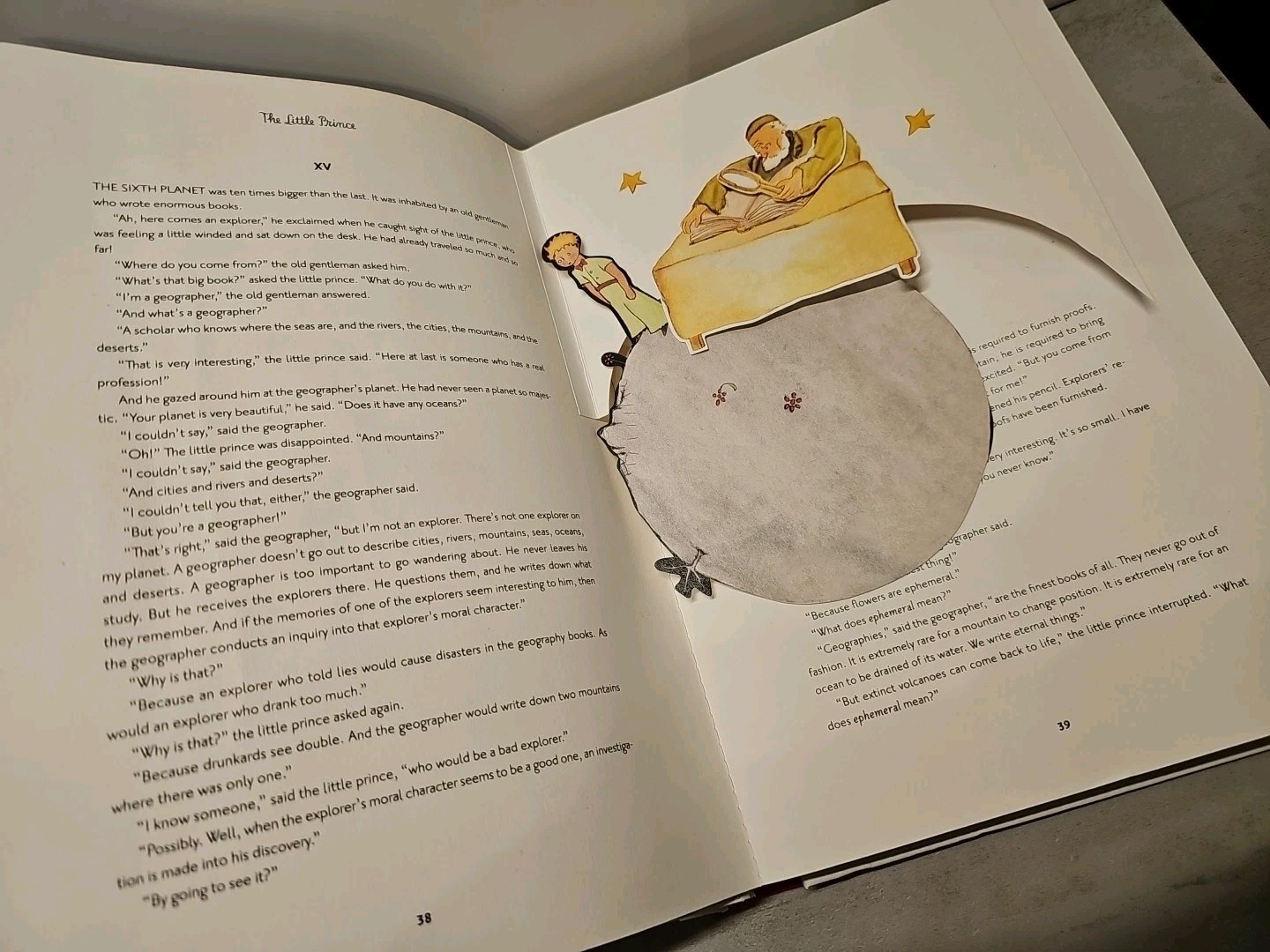 Antoine de Saint Exupery THE LITTLE PRINCE Deluxe POP-UP Book 2009 Unabridged