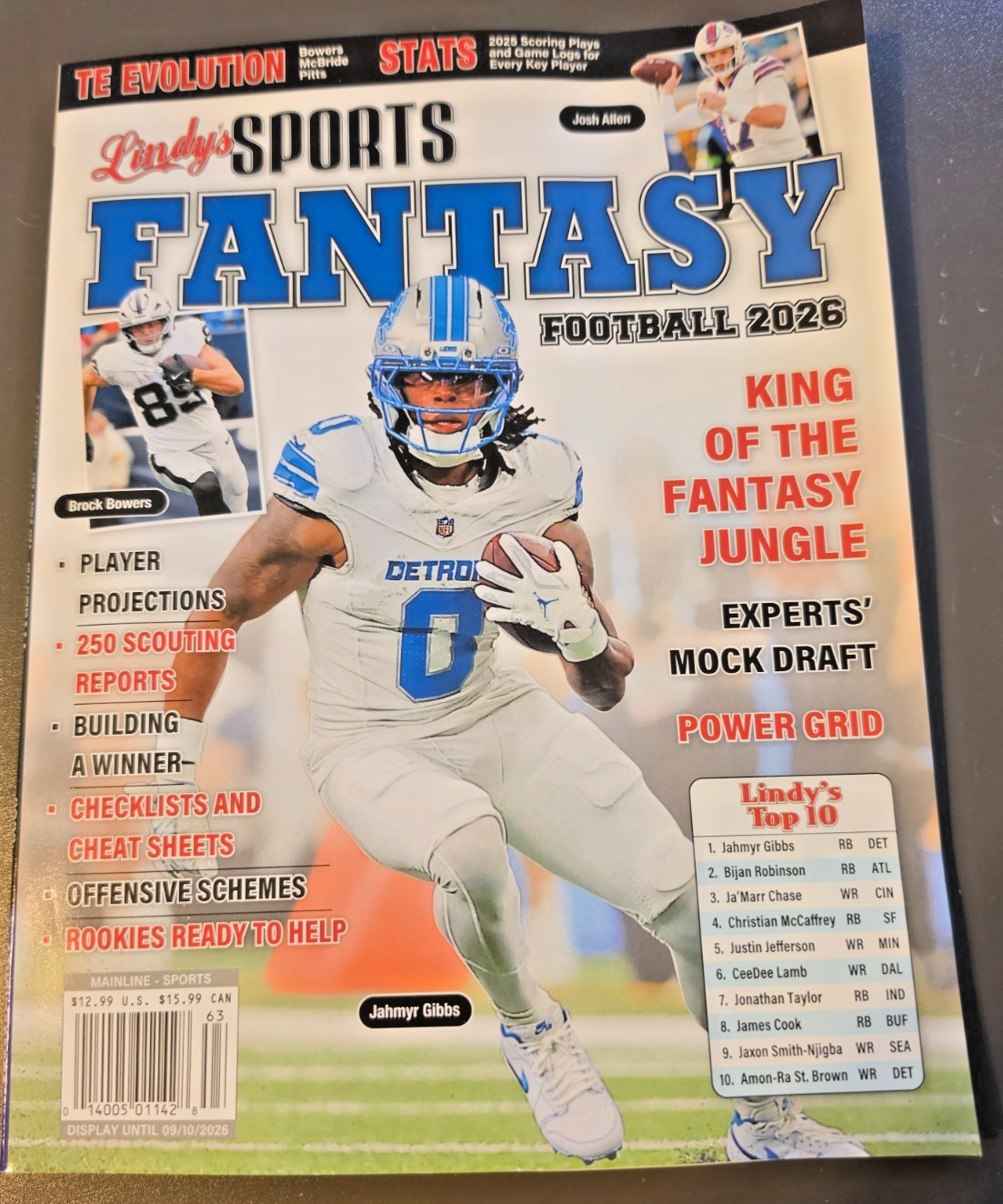 Fantasy Football 2026 by Lindy’s Sports -Player Projections-250 Scouting Reports