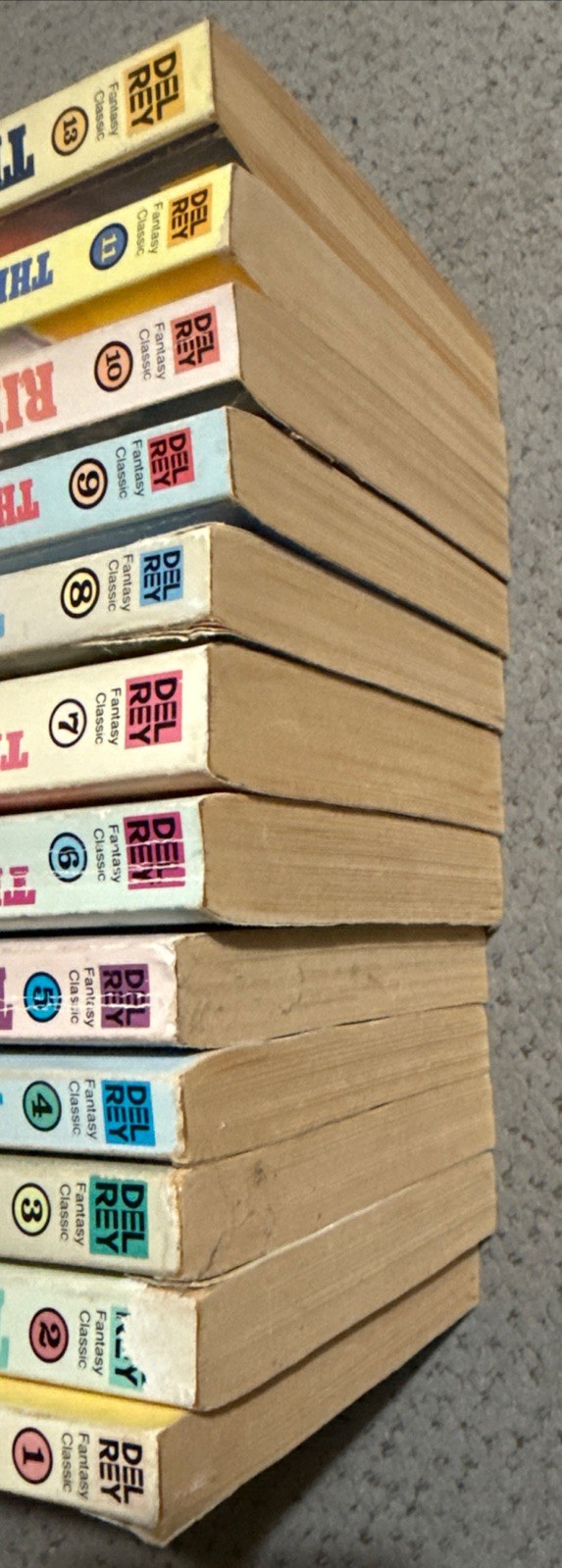 12 Del Rey Wizard of Oz Books Set L. Frank Baum Lot Vintage