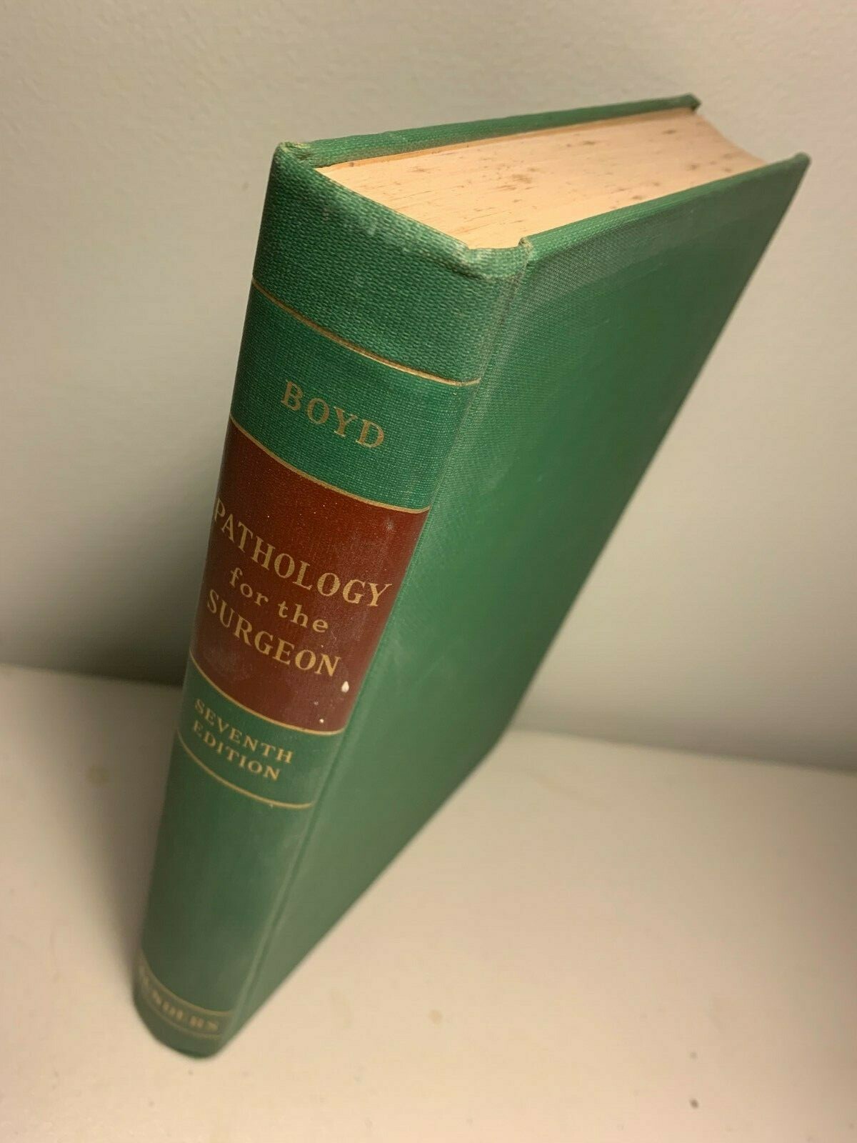 Vtg 1955 Hardcover Pathology for the Surgeon William Boyd 7th Edition Saunders
