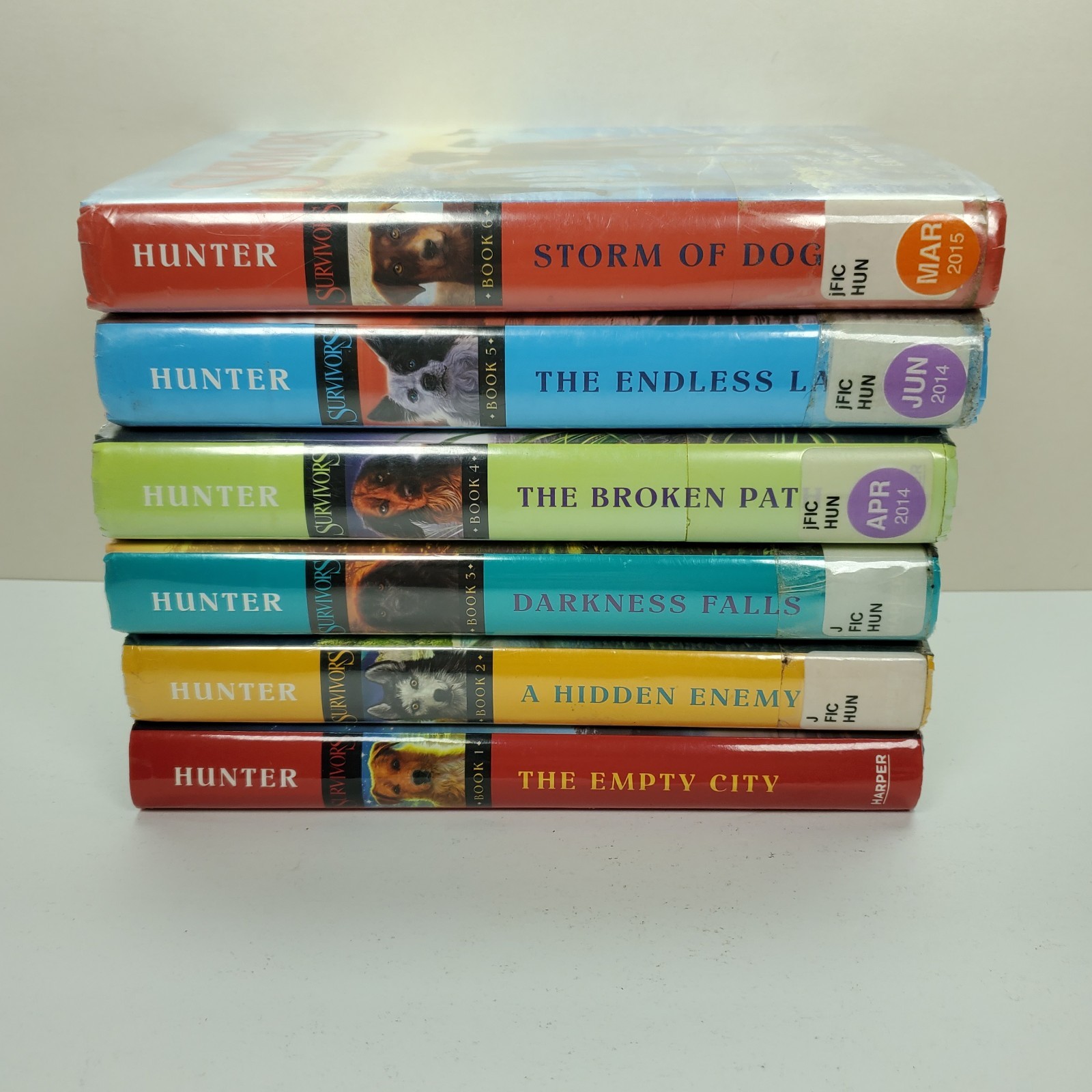 Survivors Dog By Erin Hunter 1-6 Book Set Hardcover