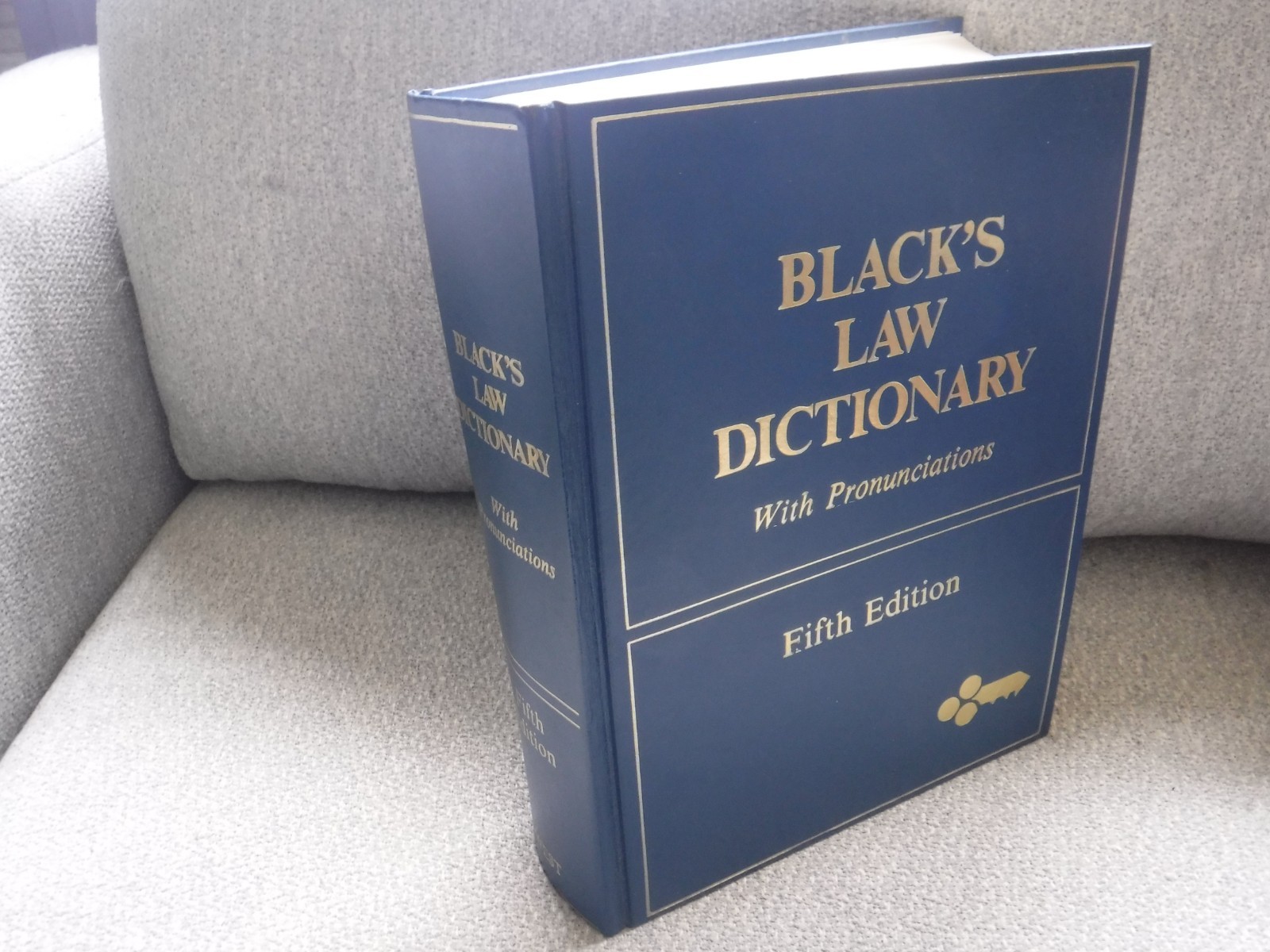 Black’s Law Dictionary Fifth Edition with Pronunciations 1979 Hardcover West Pub