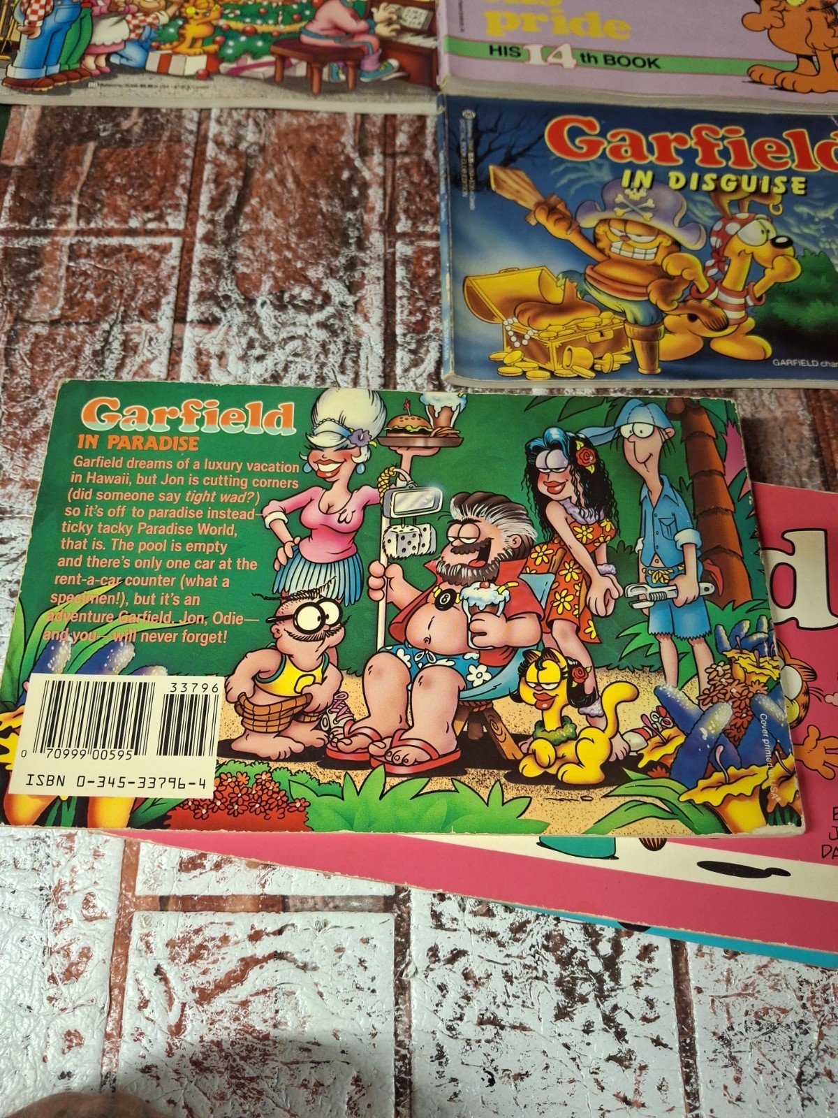 Lot Of 9 Garfield by Jim Davis Books – Vintage 1985 To 1989