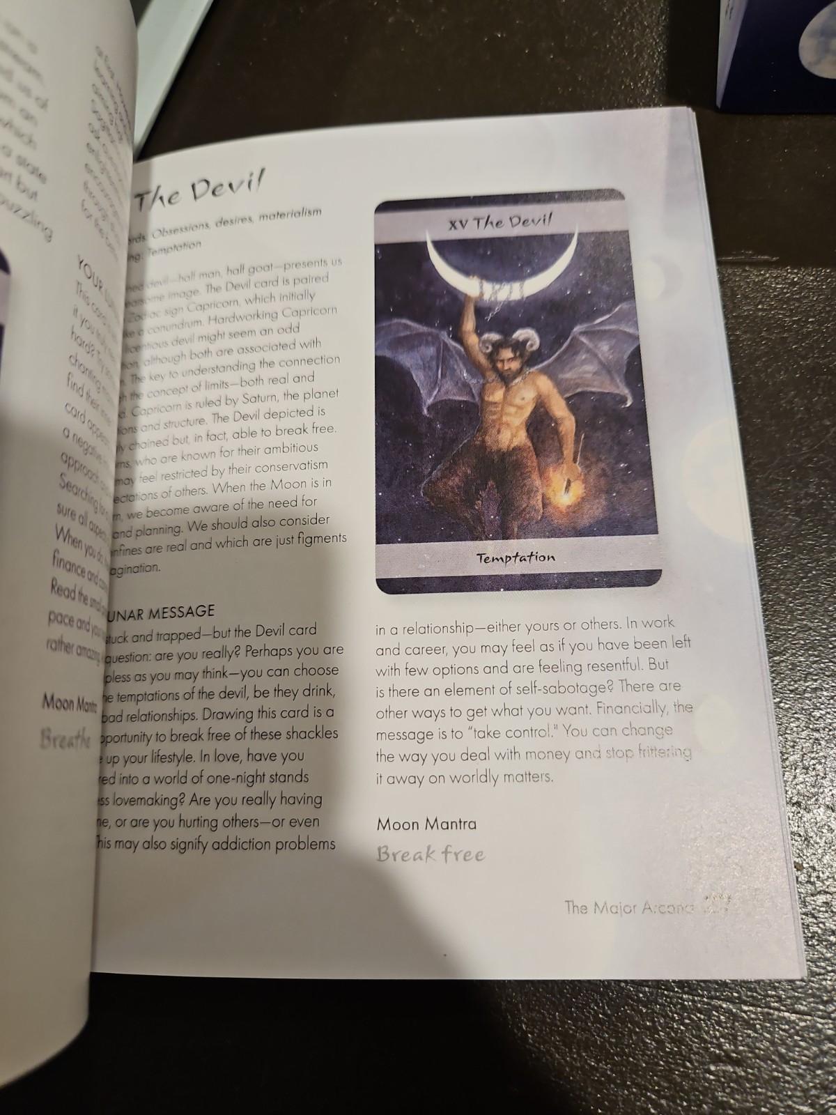Lunar Tarot: Manifest your dreams 78 Cards 64 Page Book