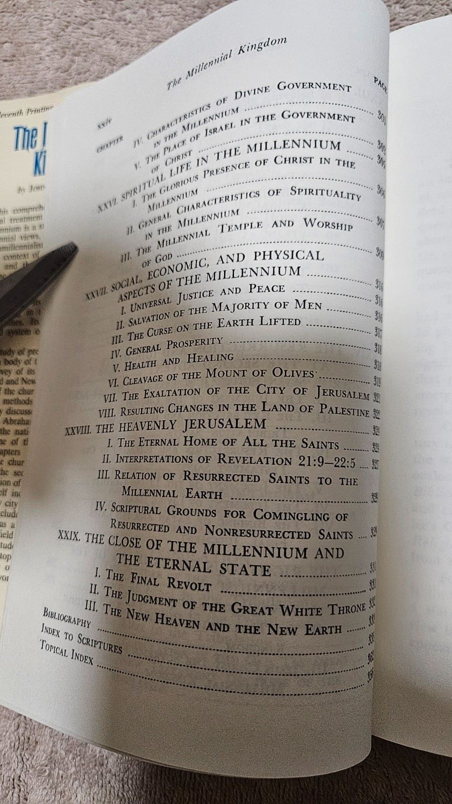 ‡ ✝️ Millennial Kingdom by Walvoord • 1977 11th Printing HCDJ Dispensational