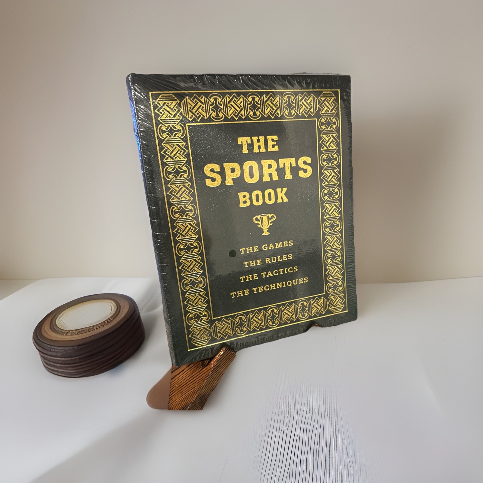 Easton Press THE SPORTS BOOK GAMES RULES TACTICS TECHNIQUES Leather Gold SEALED