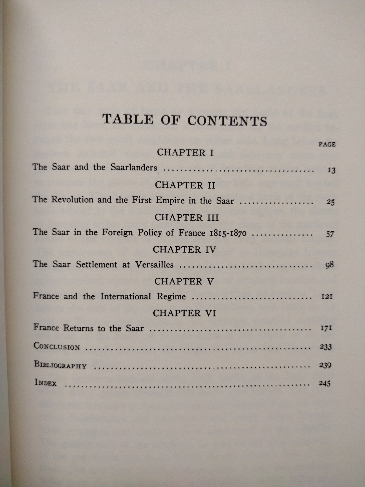 France and the Saar 1660-1948 Laing Gray Cowan Columbia University Studies 1966
