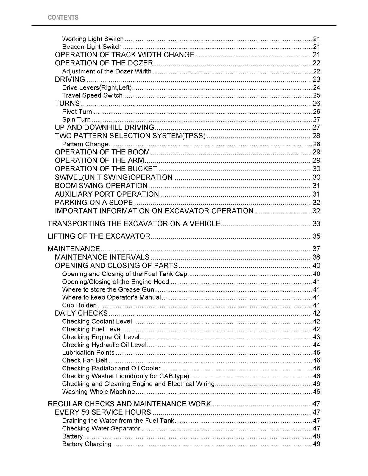 KUBOTA KX018-4 EXCAVATOR OPERATORS MANUAL – HD WIRE BOUND – STURDY COVERS