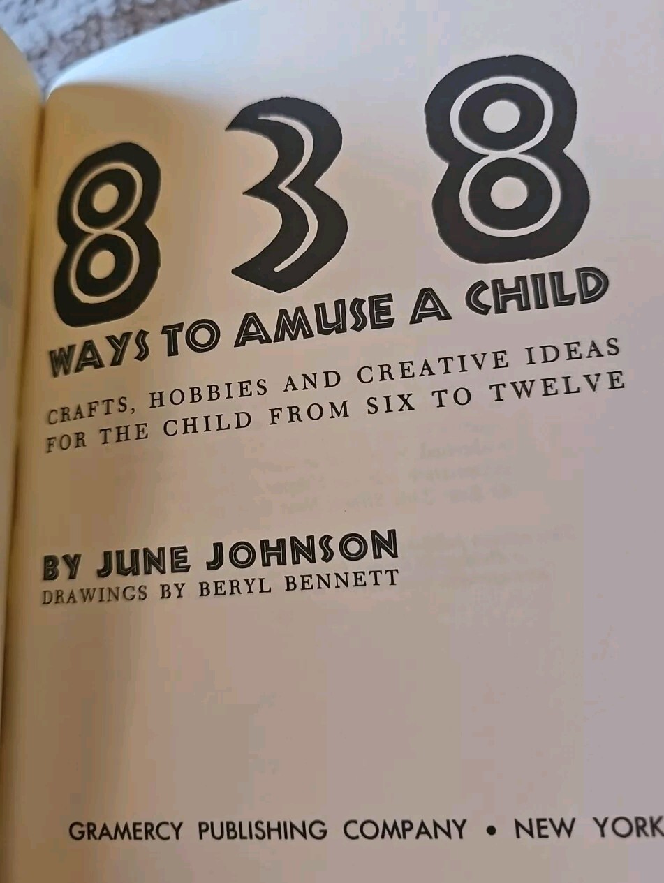 838 Ways To Amuse A Child
