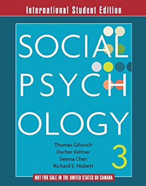 Social Psychology Paperback