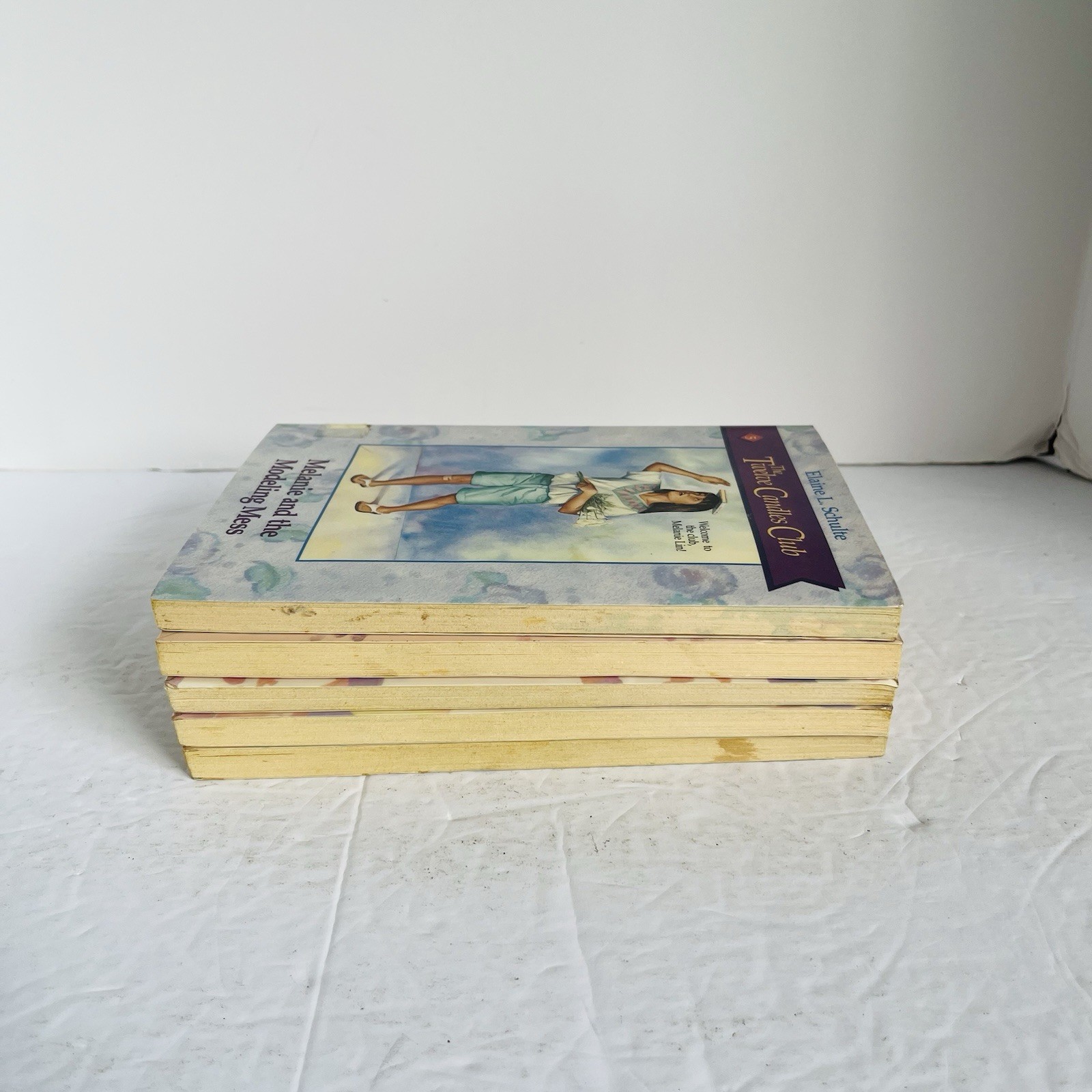 Twelve Candles Club Books 1-5 Set Elaine Schulte 1990s Christian Fiction Lot