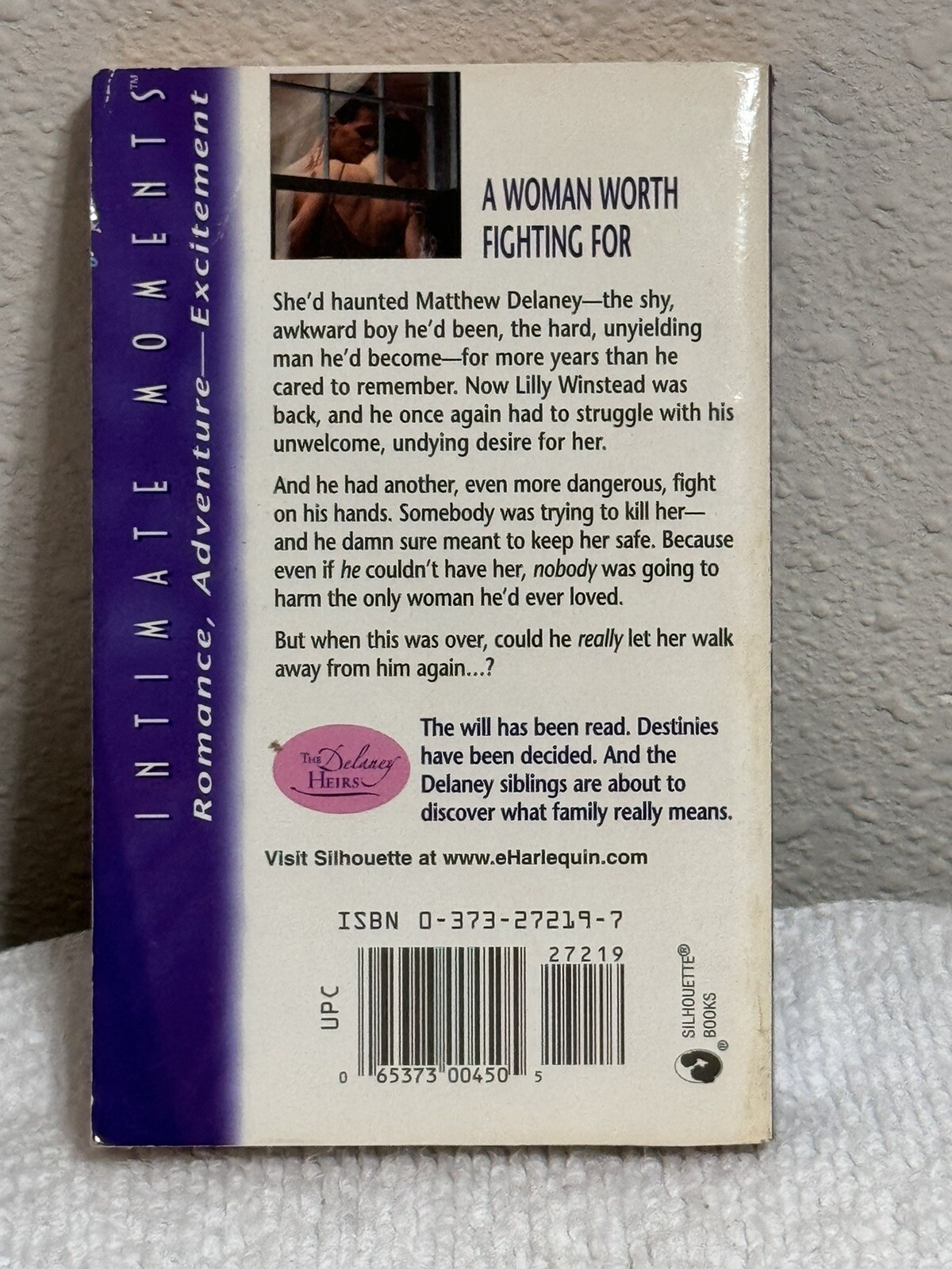 Silhouette Intimate Moments Series Lot 4 Paperback Books