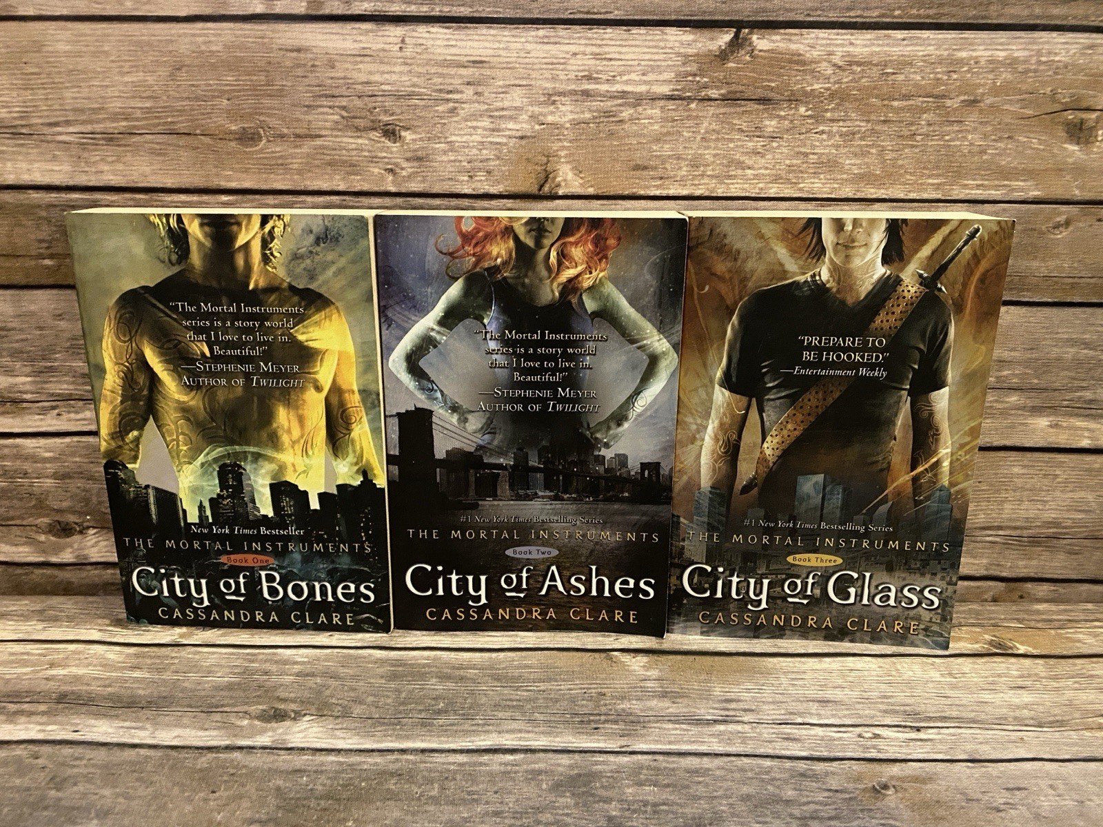 The Mortal Instruments Cassandra Clare Paperback Lot 3 Books 1-3 in Series 1 2 3
