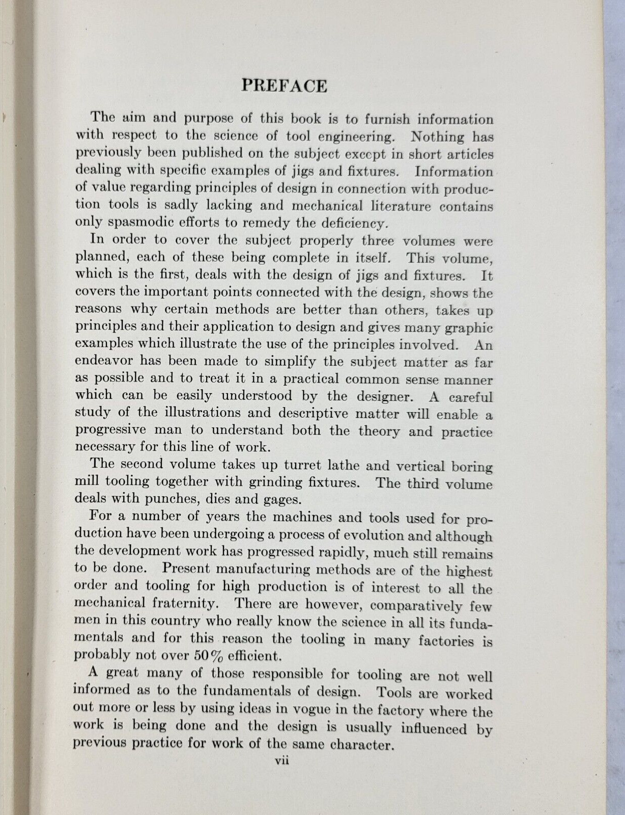 1922 Tool Engineering Jigs & Fixtures by Gowd & Curtis 1st Edition