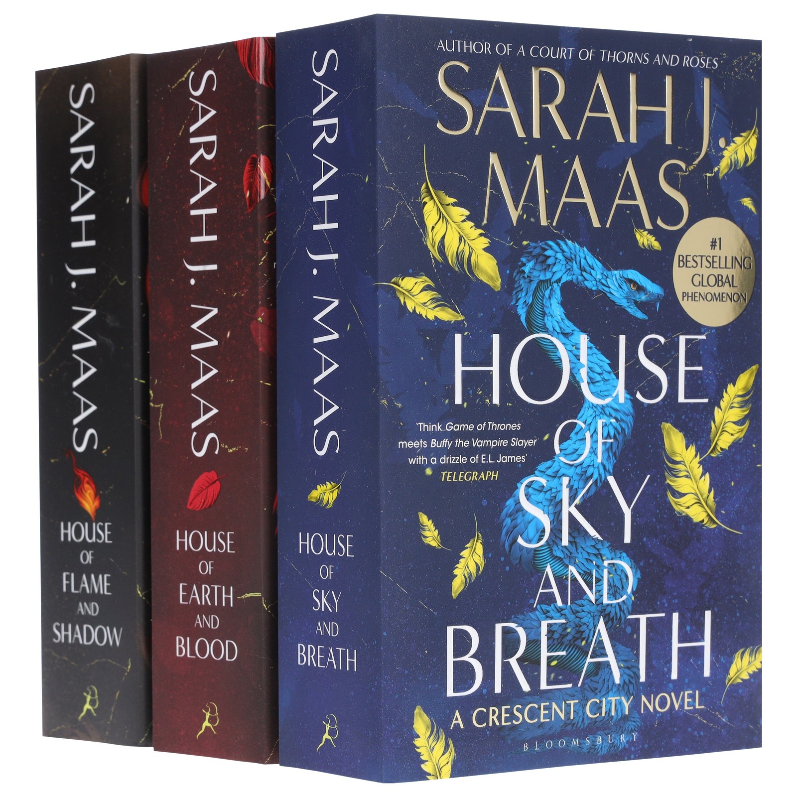 Crescent City Series by Sarah J. Maas 3 Books Set – Fiction – Paperback
