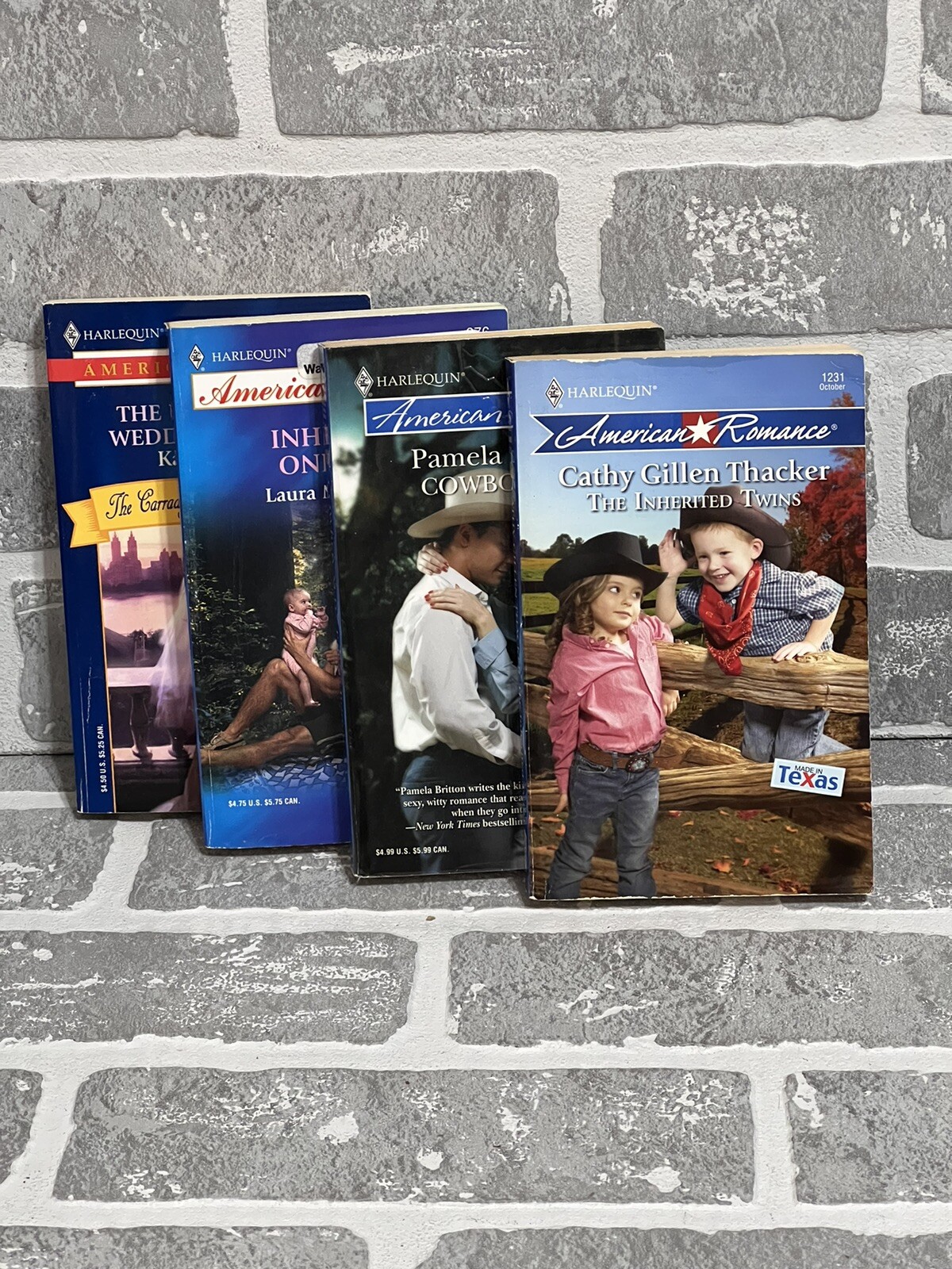 Harlequin American Romance Series Lot 4 Paperback Books