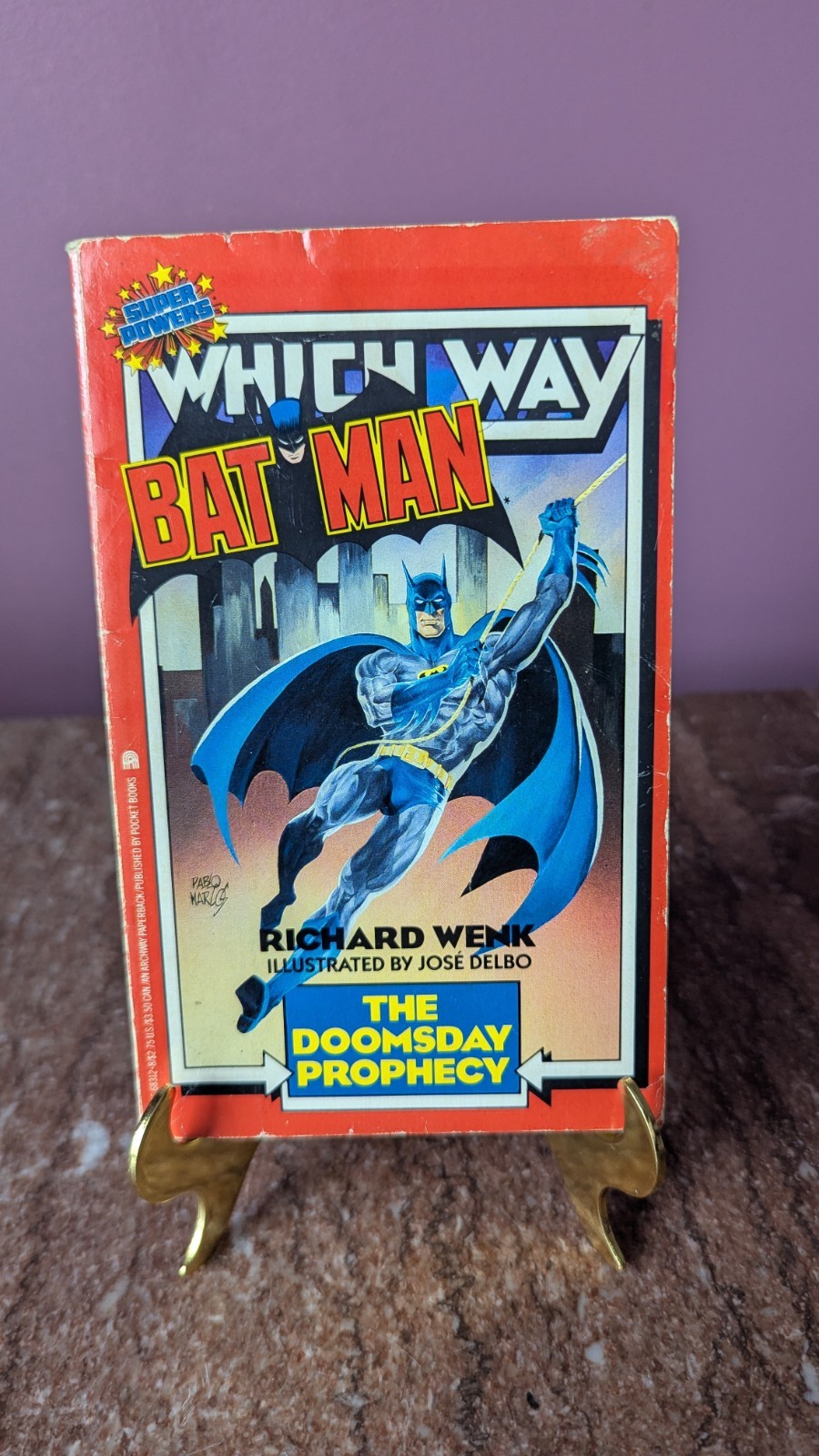 Batman: The Doomsday Prophecy by Richard Wenk (Archway Paperback, 1986)