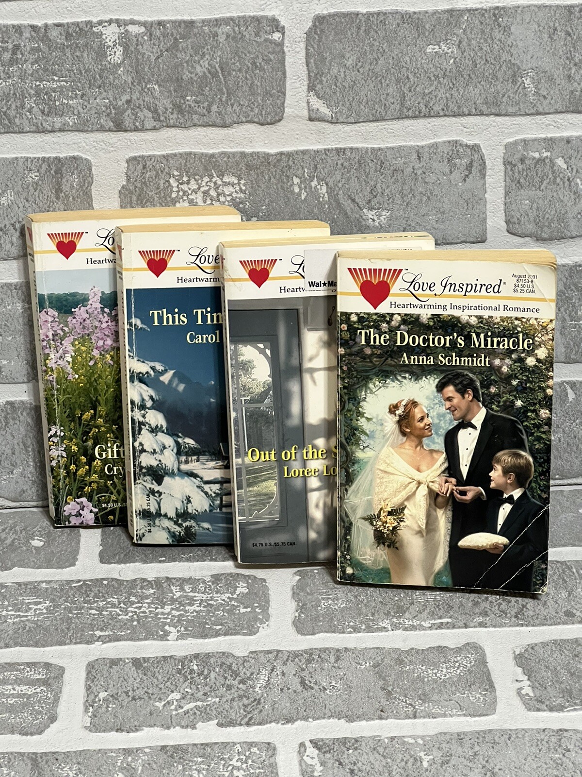 Steeple Hill Love Inspired Series Lot 4 Paperback Books