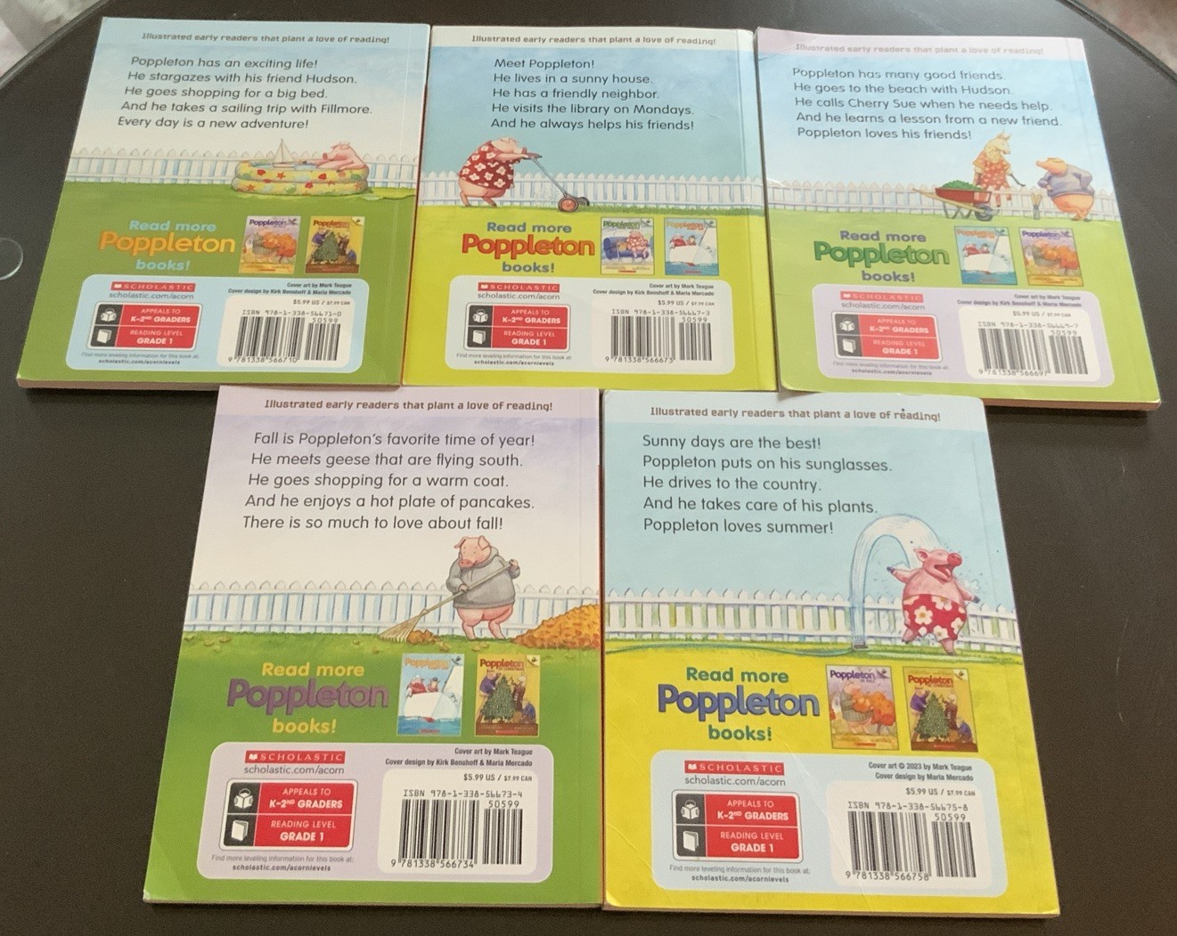 Poppleton Books by Cynthia Rylant Set of 5: An Acorn Book