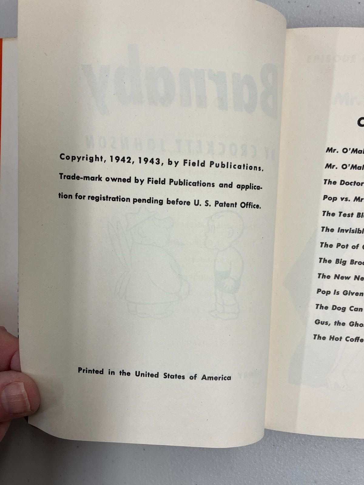 BARNABY by Crockett Johnson – 1943 Great Condition with DJ