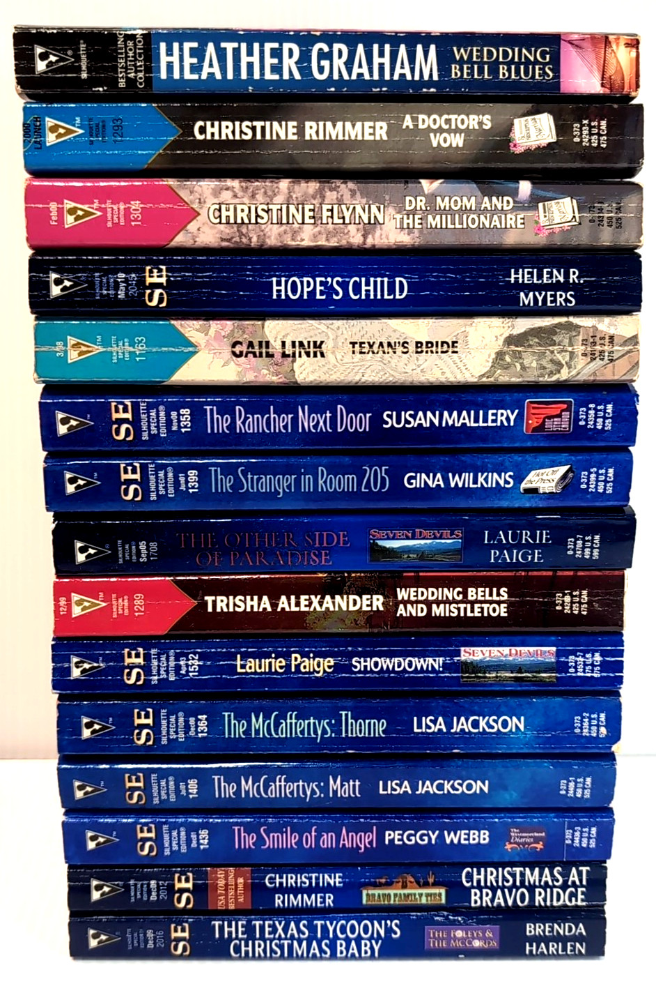 Contemporary Romance Paperback Book Graham Rimmer Flynn Mallery Jackson 15x