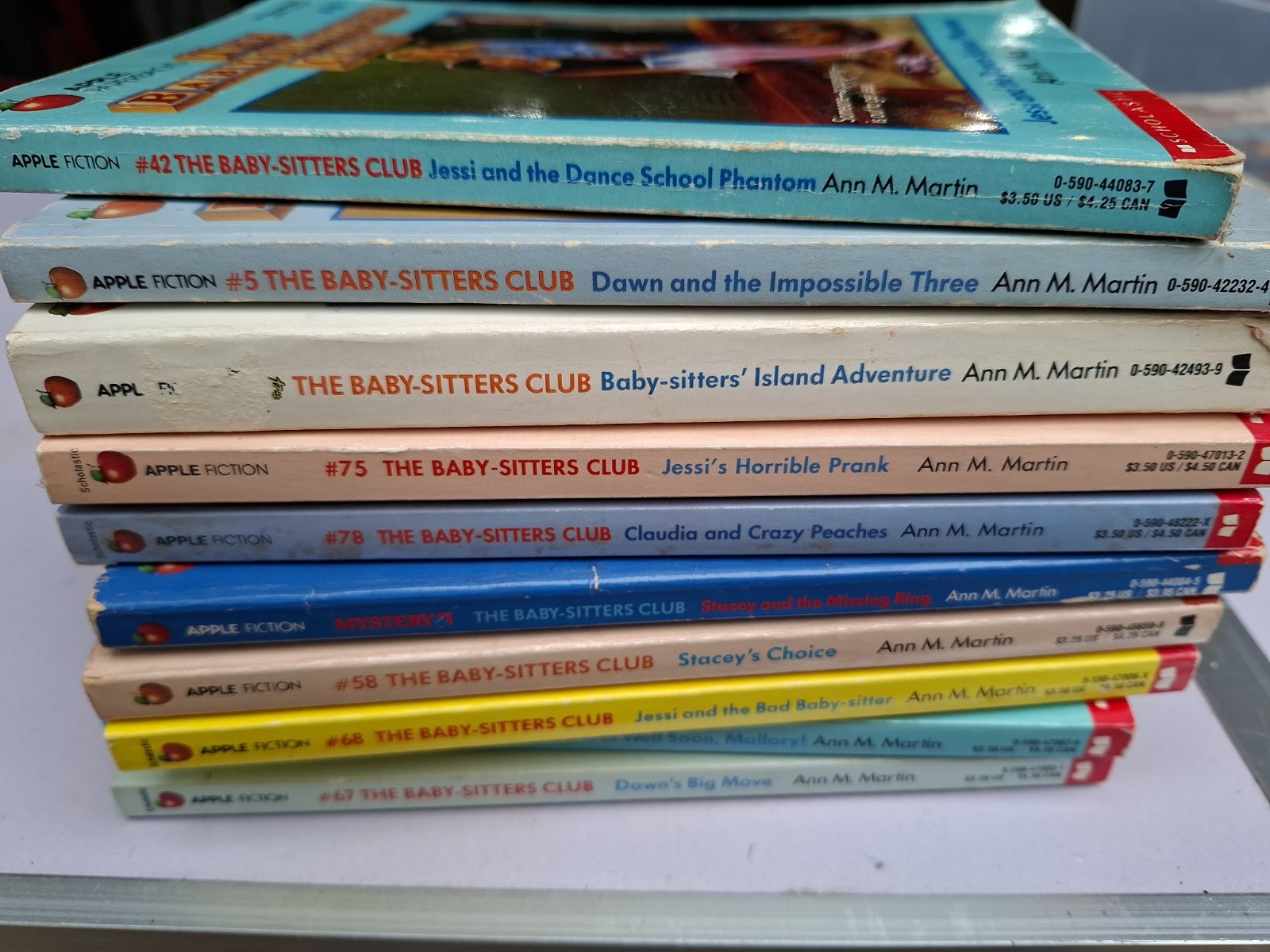 Mixed Lot Of 42 Babysitters Club Books From The 80s & 90s Ann M. Martin
