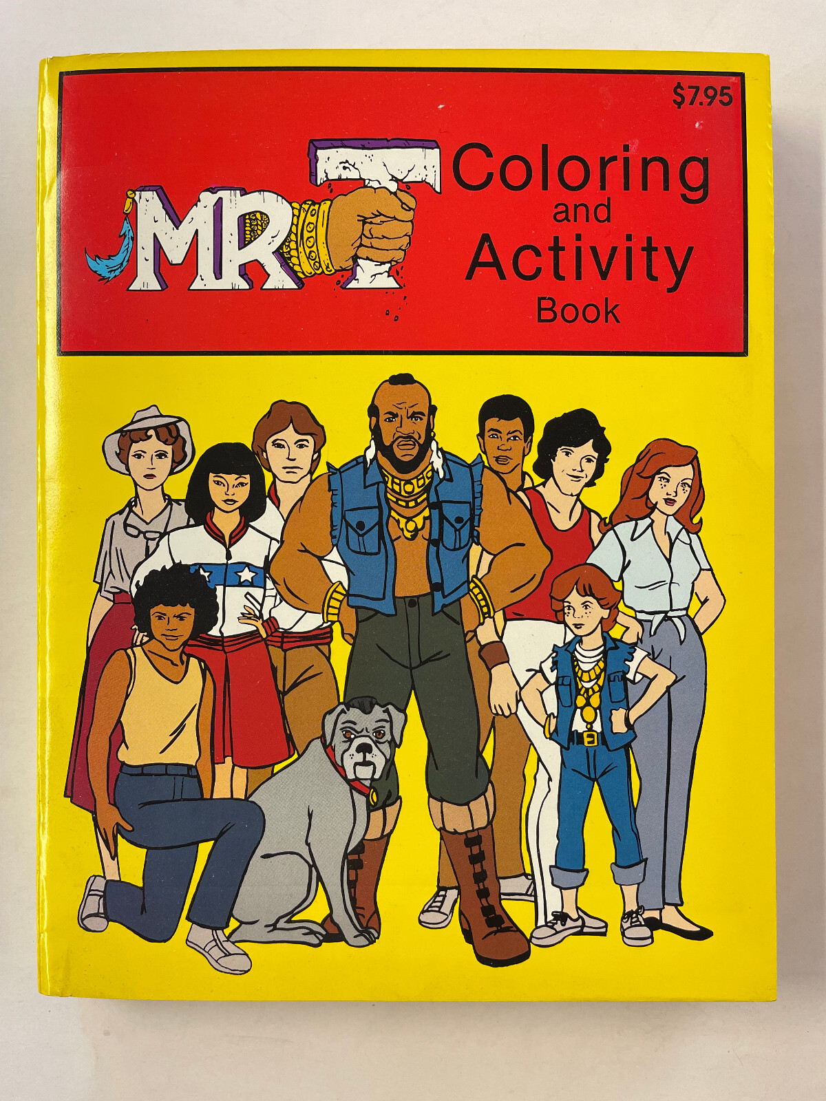 Vintage 1984 Mr. T Coloring and Activity Book 383 Pages A-Team – New Old-Stock!