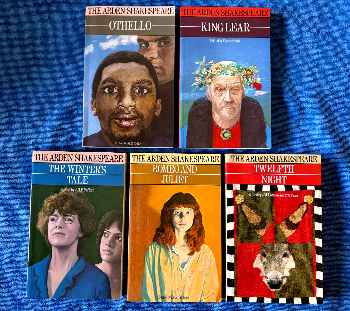 lot x 5 The Arden Shakespeare PB Play Books Romeo And Juliet, Othello, King Lear