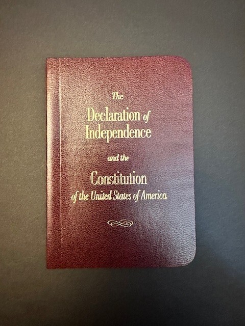 Pocket Constitution United States of America & Declaration of Independence Cato