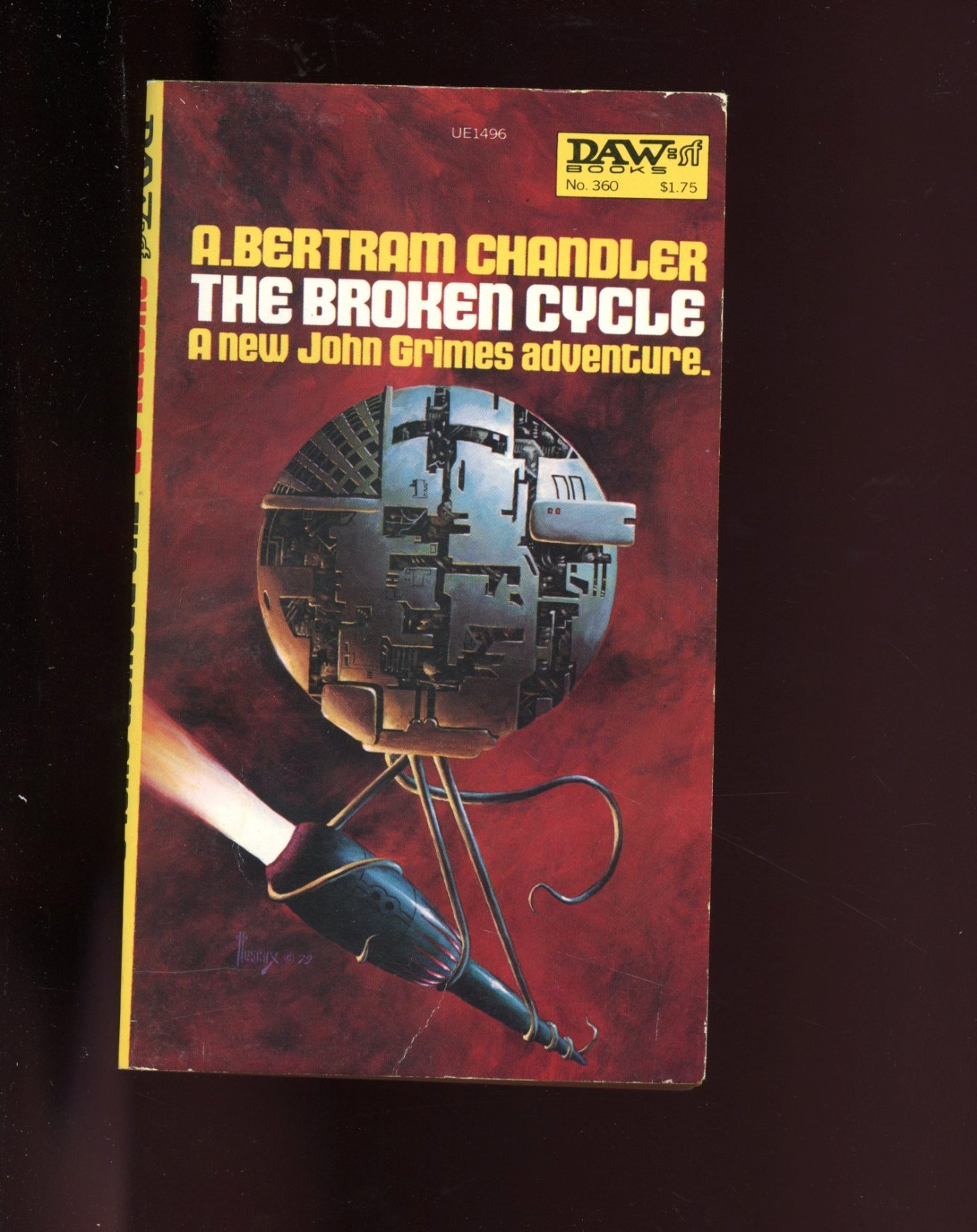DAW # UE1496 THE BROKEN CYCLE – a John Grimes story, A Bertram Chandler SB, VG