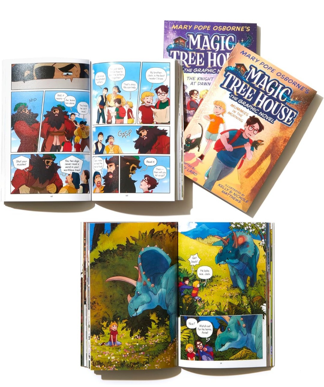 Magic Tree House Graphic Novel Set – Books 1-4 – Never Used – Mary Pope Osborne