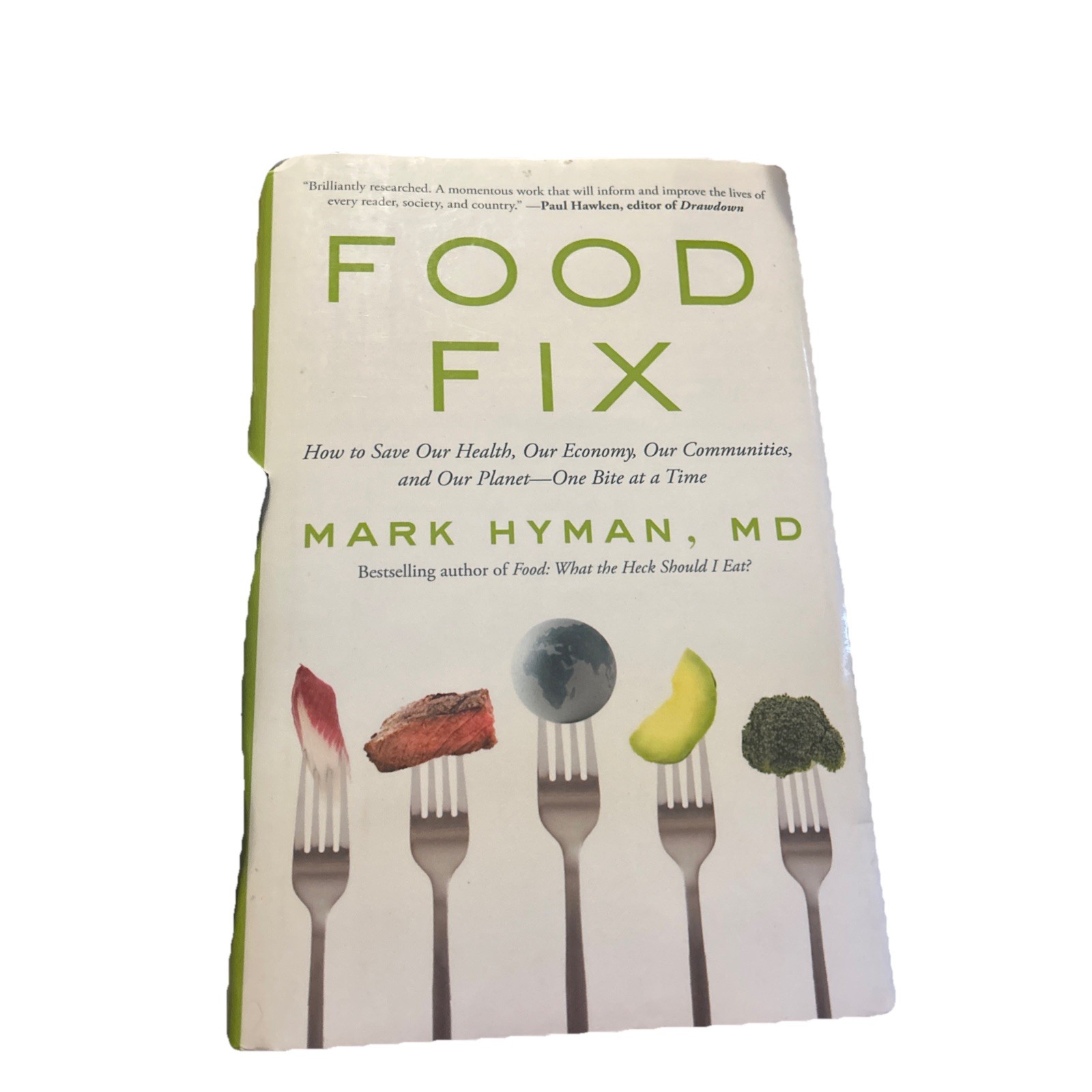 Food Fix By Mark Hyman, MD -Hardcover Very Good Condition Book