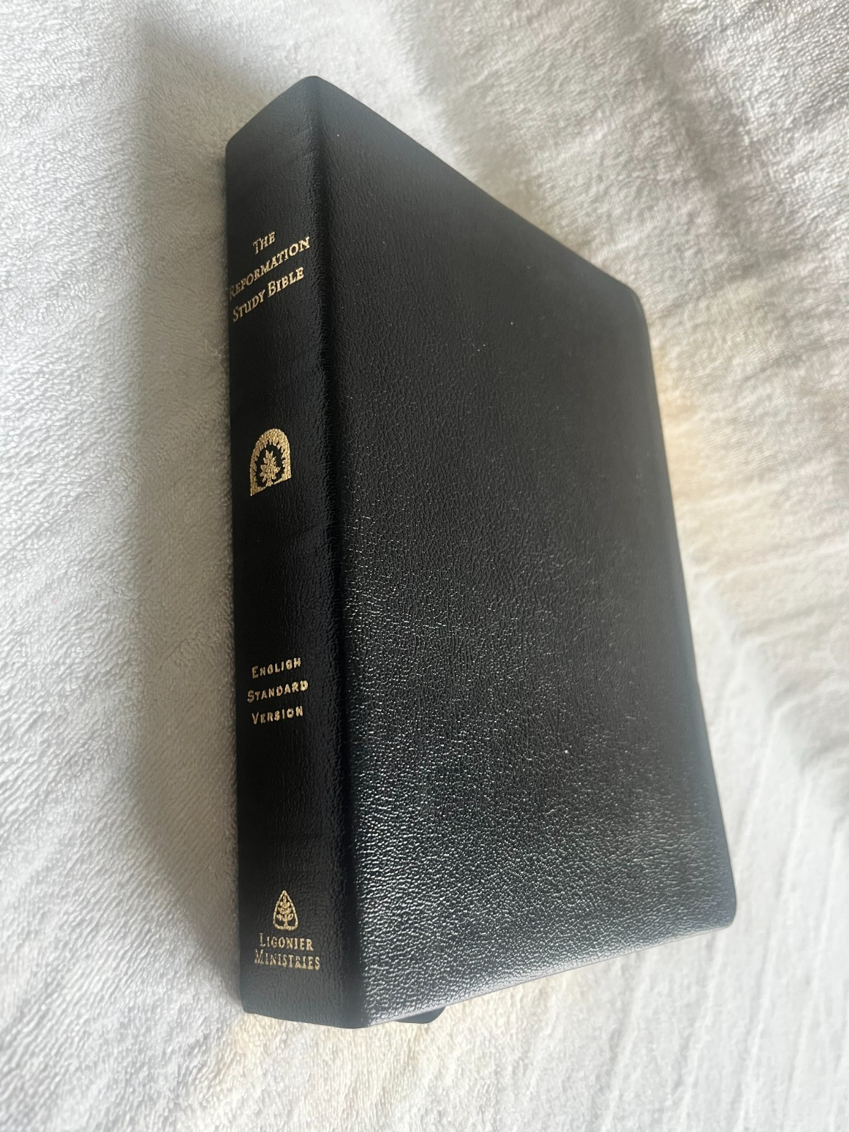 2005 THE REFORMATION STUDY BIBLE ESV BLACK GENUINE LEATHER LIGONIER MINISTRIES