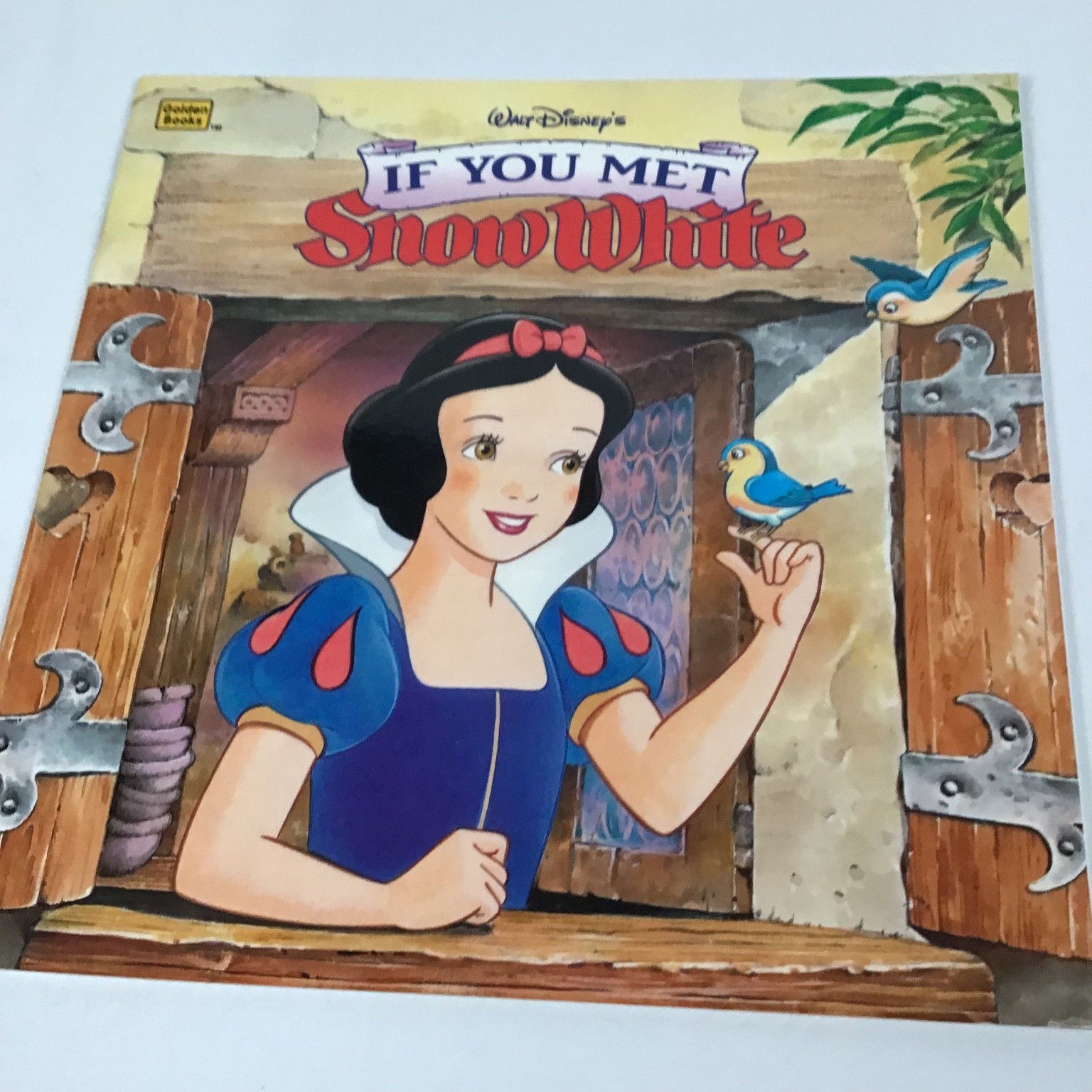 Walt Disney’s If You Met Snow White Margo Lundell 1996 Golden Look-Look Book
