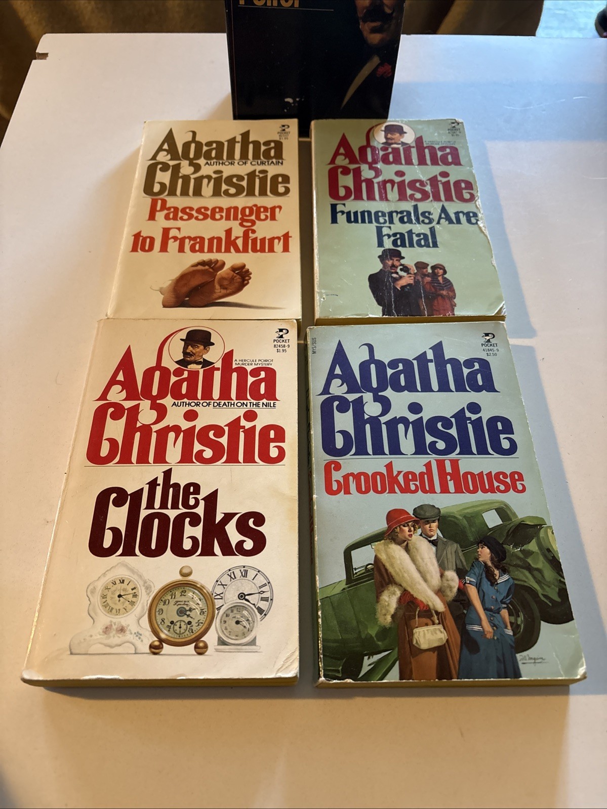 Agatha Christie The Best of Hercule Poirot Boxed Set 4 Paperback Books
