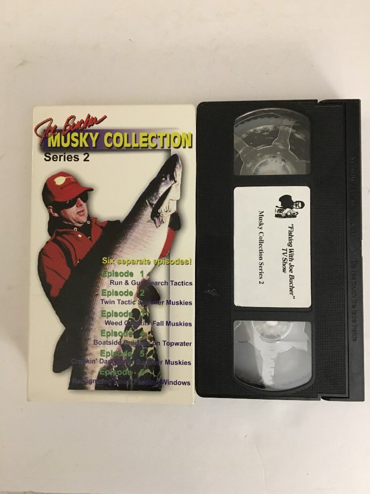 Joe Bucher Musky Collection Series 2 VHS-TESTED-RARE VINTAGE COLLECTIBLE-SHIP 24