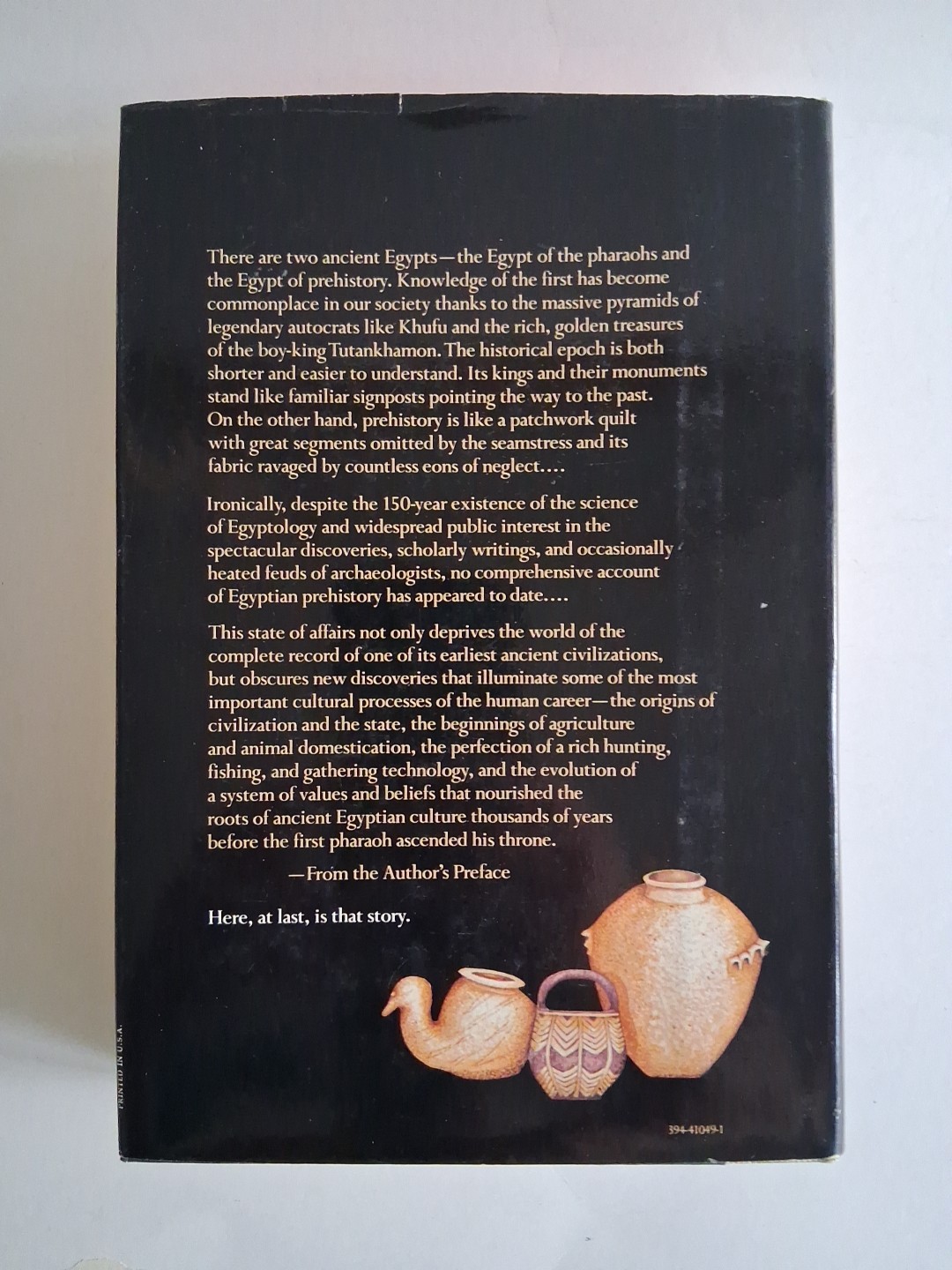 Egypt Before the Pharaohs: The Prehistoric Fo… by Hoffman, Michael A. HC 1st