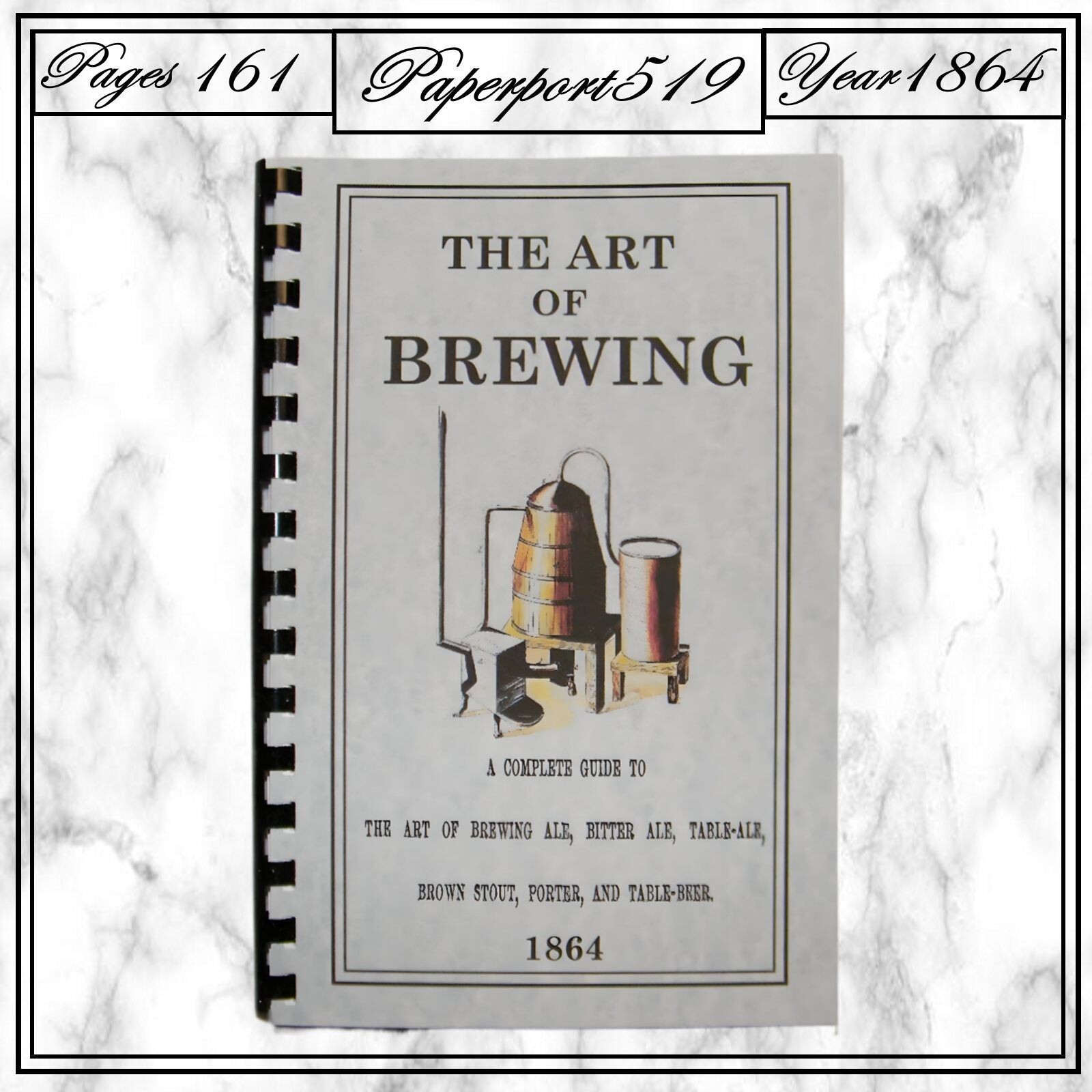 1864 The Art Of Brewing How To Brew Good Beer 161 Pages
