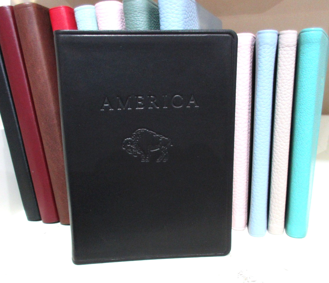 America National Parks and Destinations Guide 6″ Leather Softcover BLACK