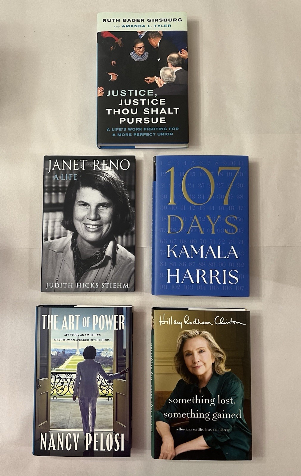 Hardcover Non Fiction Lot ~ Hillary Clinton, Kamala Harris, Nancy Pelosi, & MORE