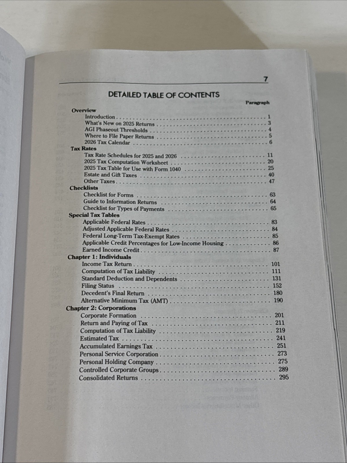 U.S. Master Tax Guide 2026 Wolters Kluwer 109th Edition Edward Jones Tax Book