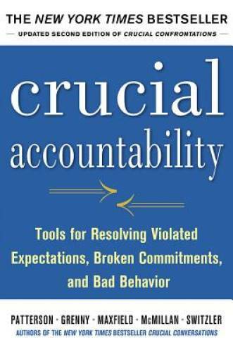 Crucial Accountability: Tools for Resolving Violated Expectations, B – VERY GOOD