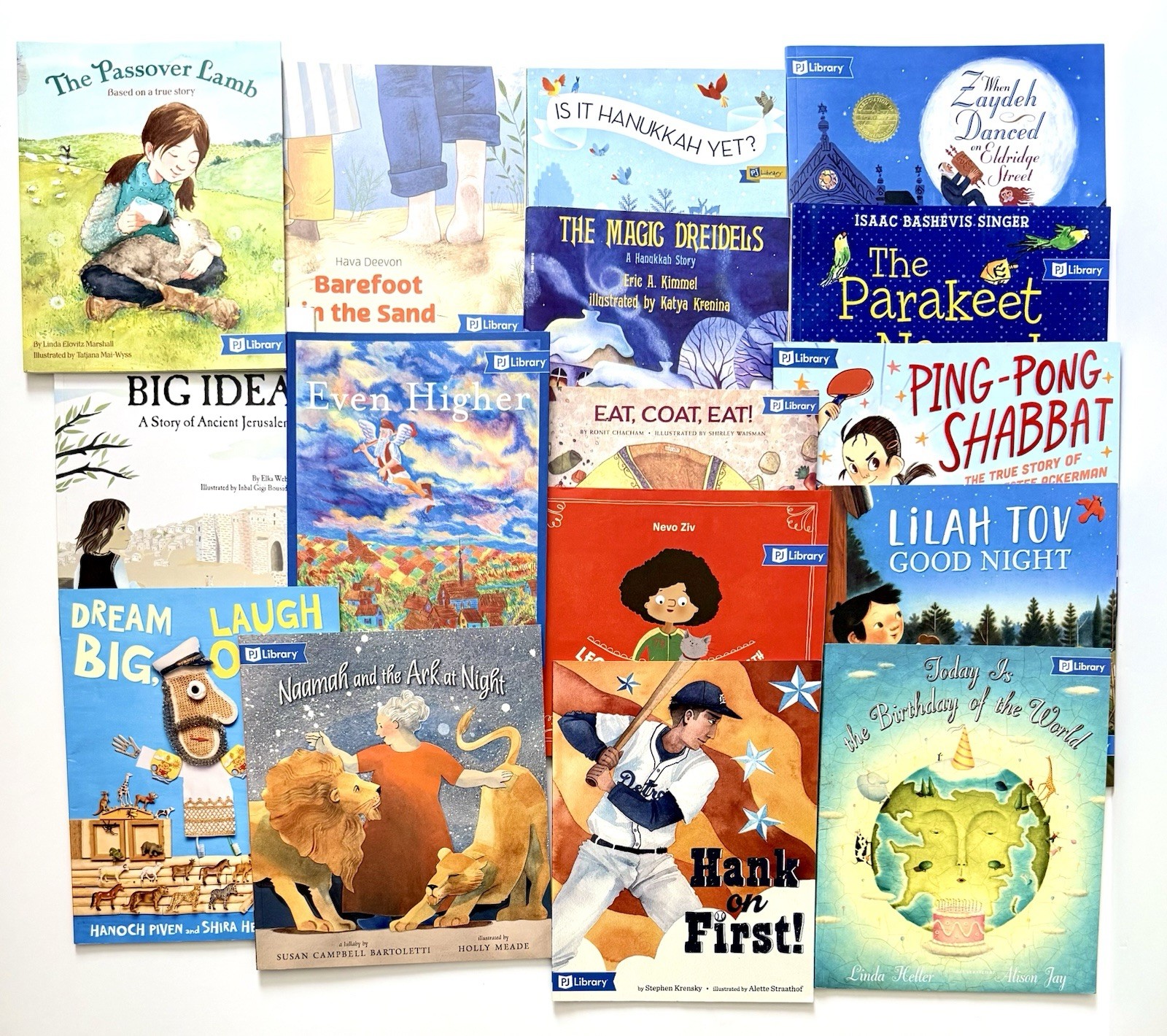 PJ Library – Lot of 16 Children’s Books – Jewish Religious Passover Seder PB