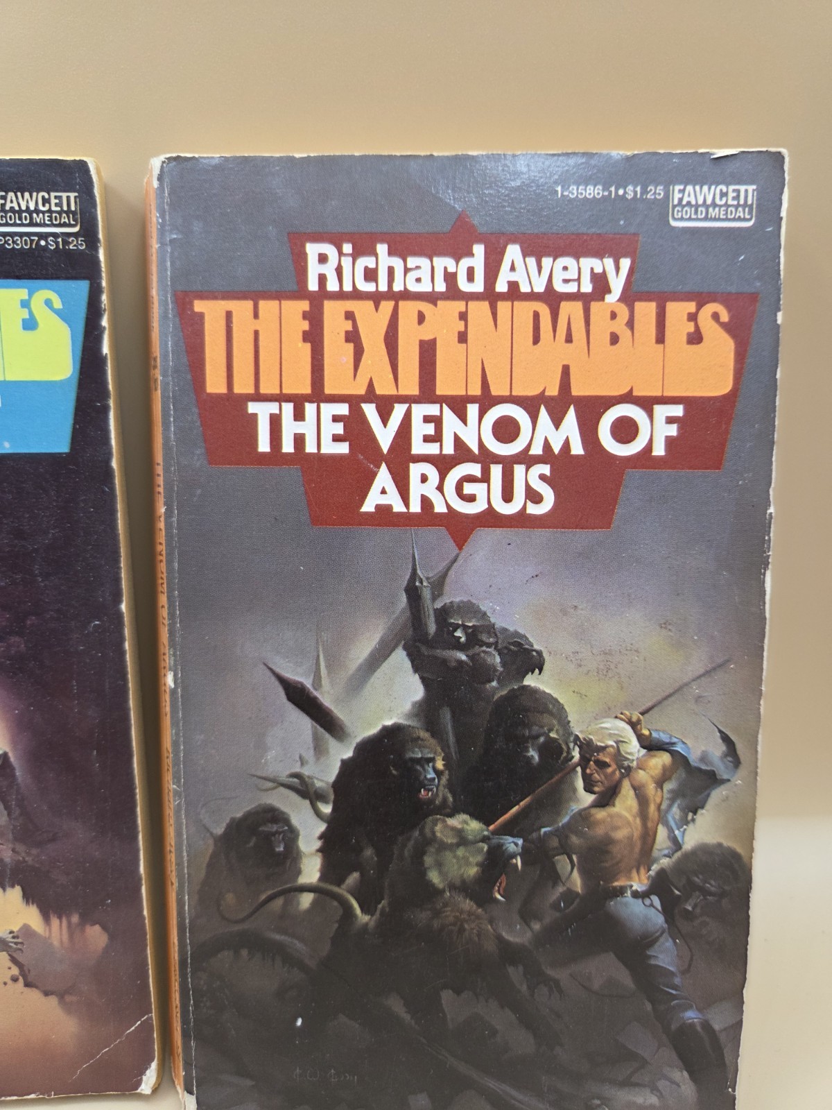 Vintage The Expendables Series Lot of 3 Books by Richard Avery 1975!
