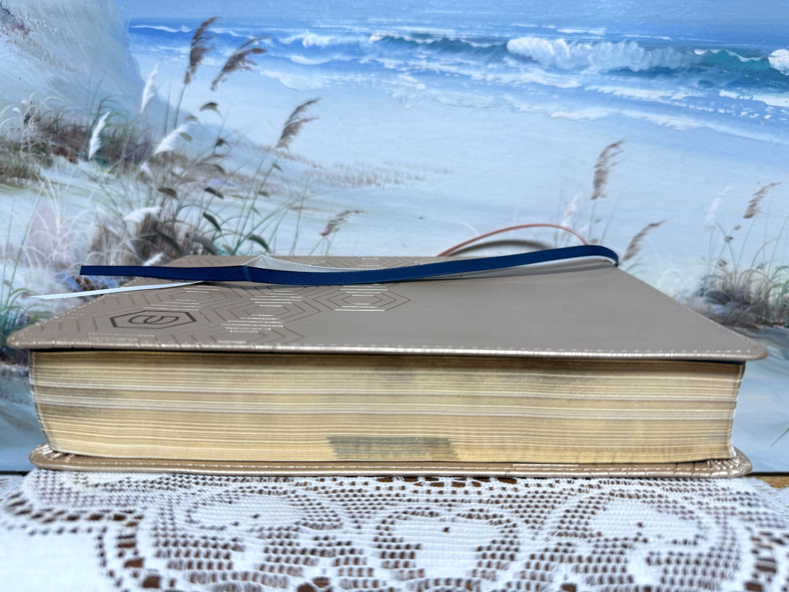 One Step Closer Bible ~ By Cameron Bure ~ Leather-Like Cover ~ Gold ~ New w/Box