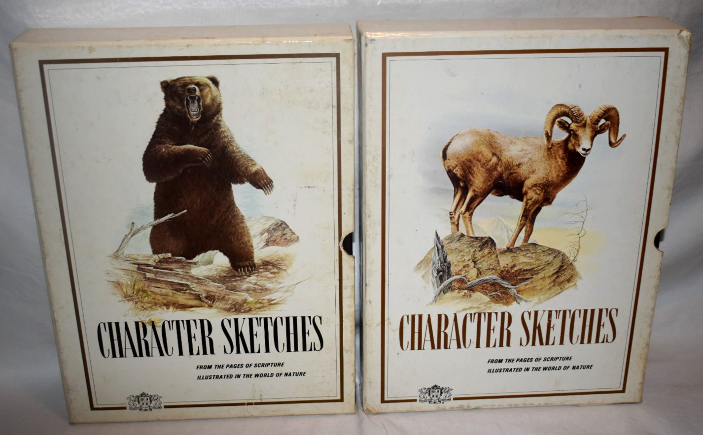 Character Sketches From The Pages of Scripture Vol 1 & 2 w/ Slipcases