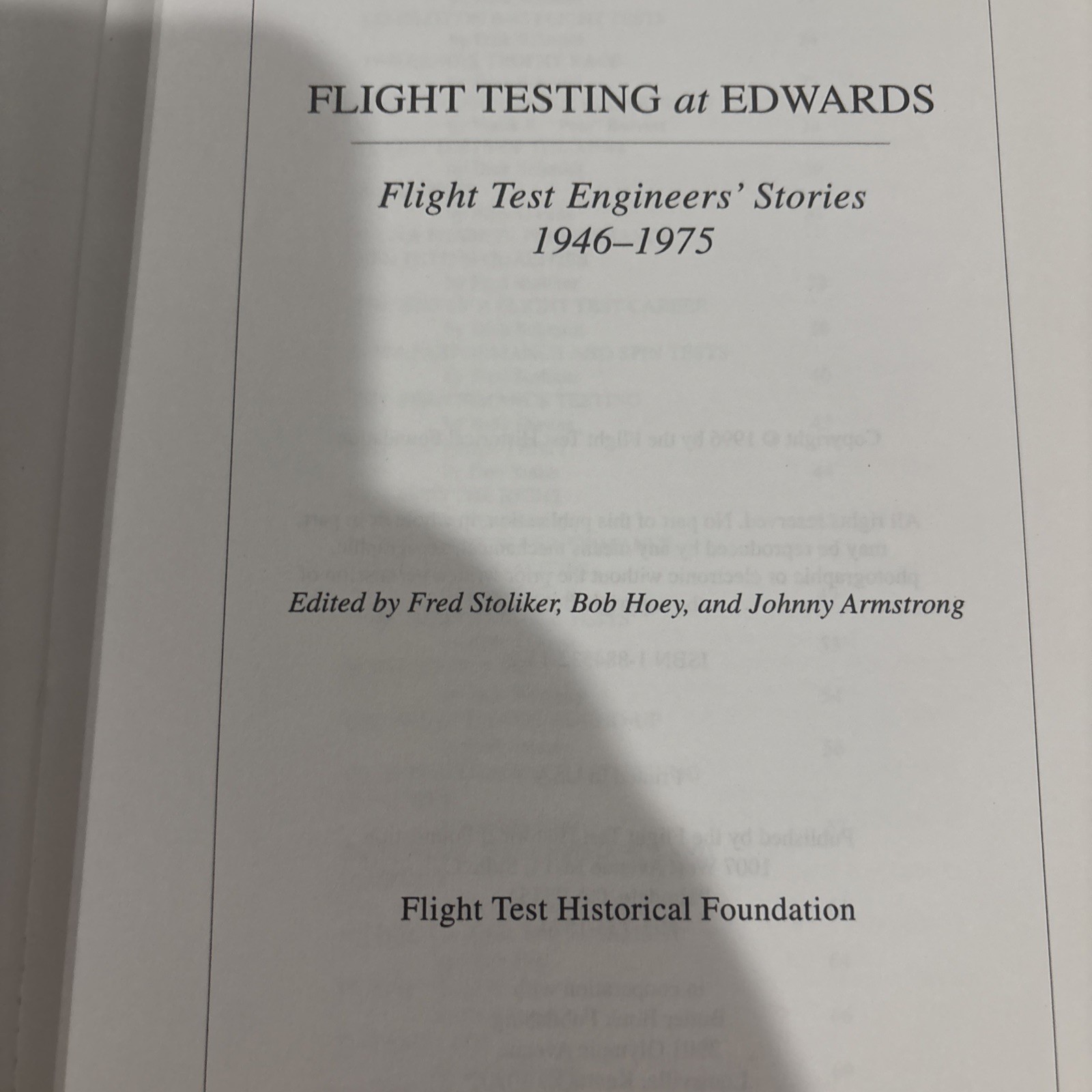 Flight Testing at Edwards: Flight Test Engineers Stories 1946-1975 – VERY GOOD