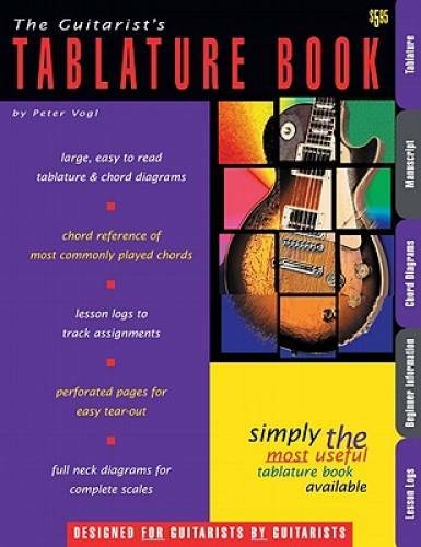 The Guitarist’s Tablature Book – Blank Guitar Tab Paper – Paperback – GOOD